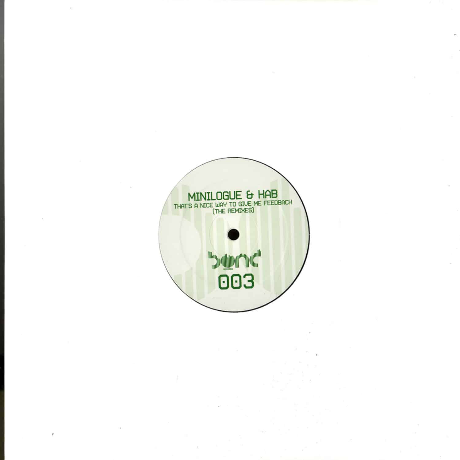 Minilogue & Kab - THAT S A NICE WAY TO GIVE ME FEEDBACK