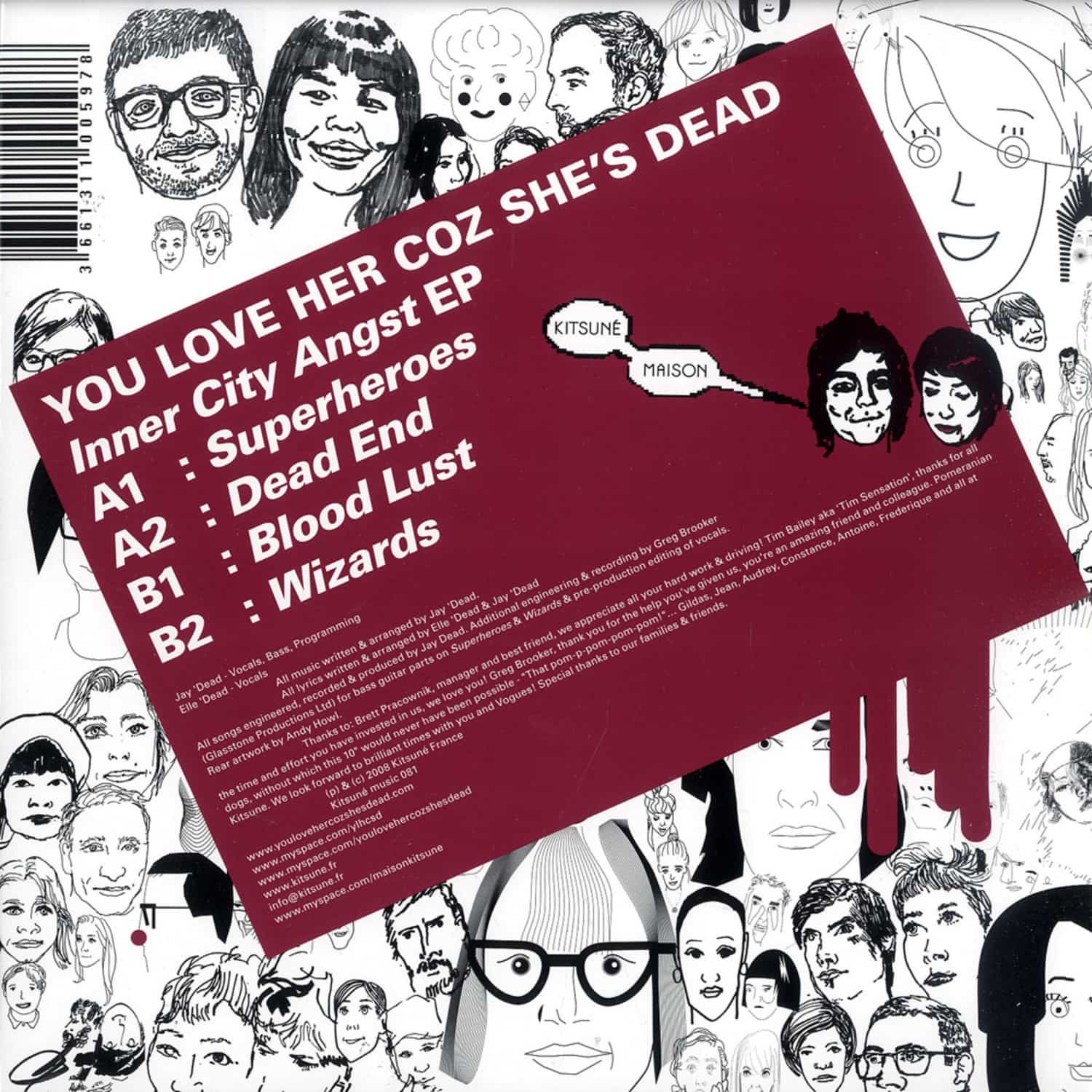 You Love Her Coz Shes Dead - INNER CITY ANGST EP 