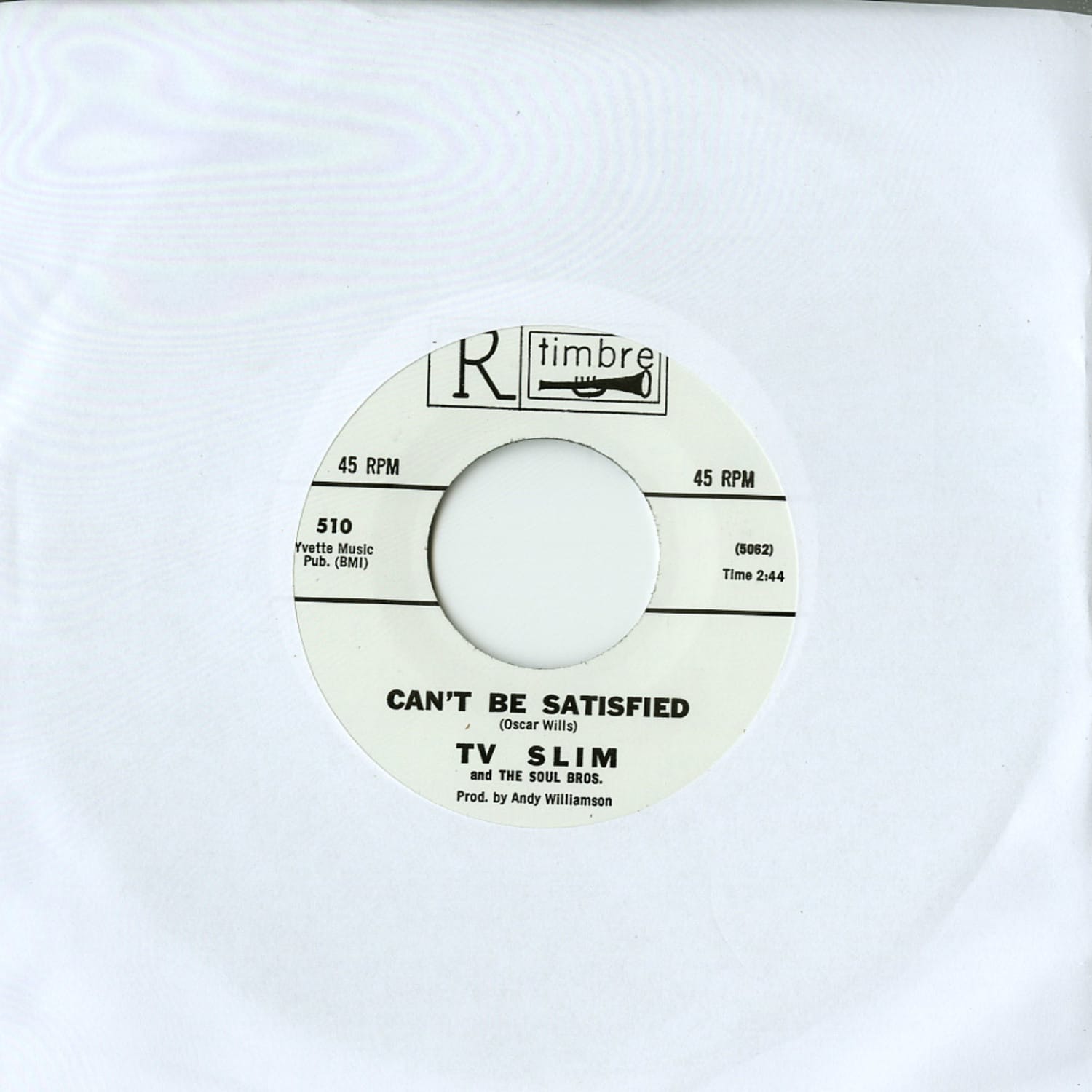 Tv Slim - CAN T BE SATISFIED 