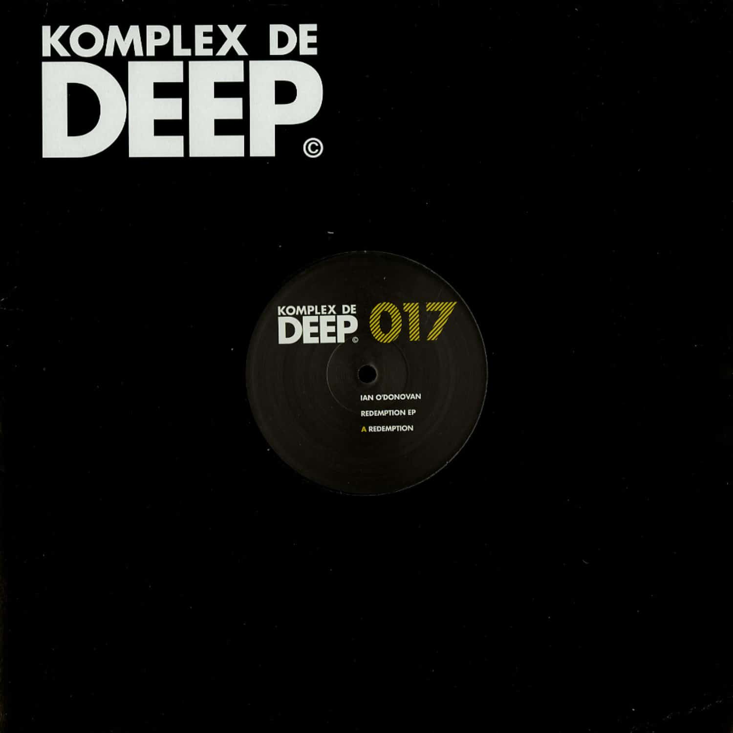 Ian O Donovan - REDEMPTION EP