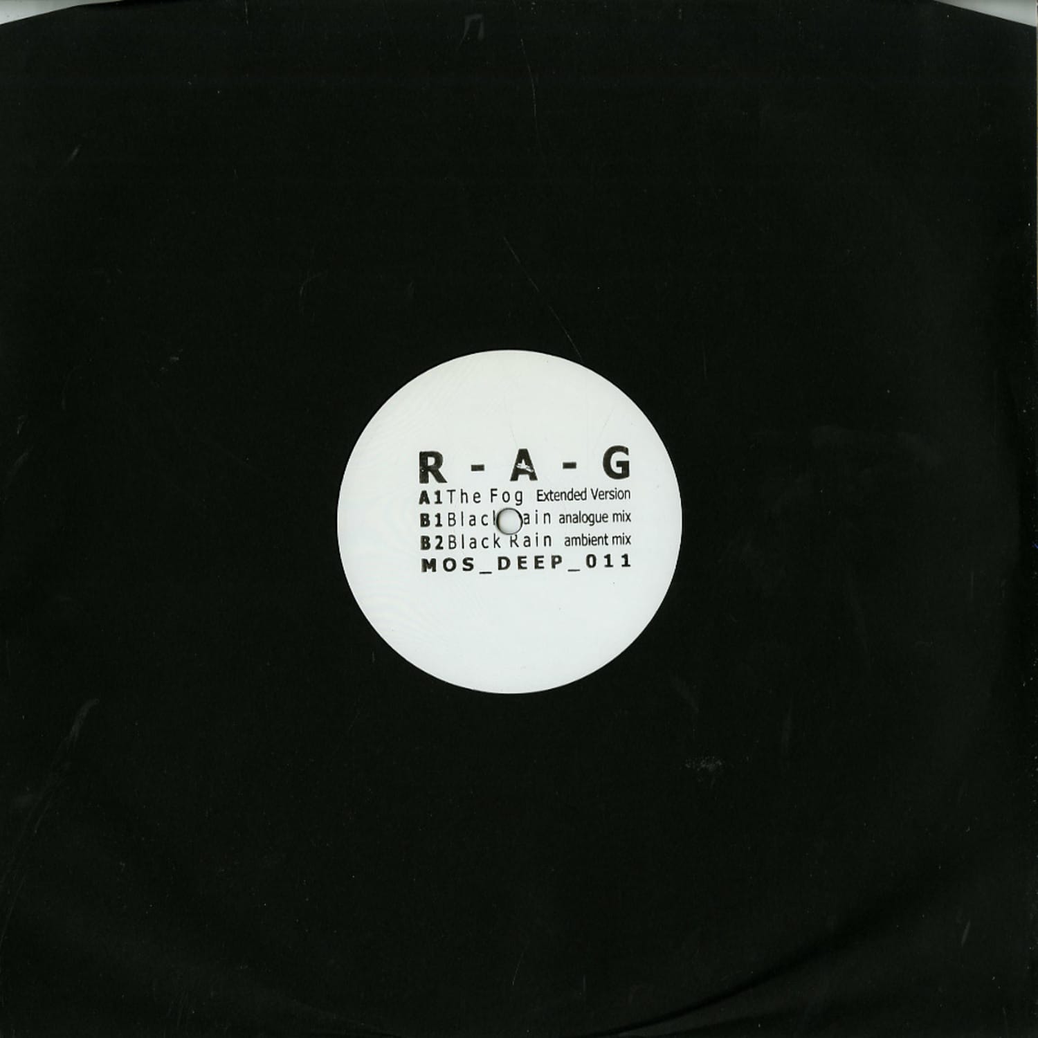 R-A-G - BLACK RAIN EP 