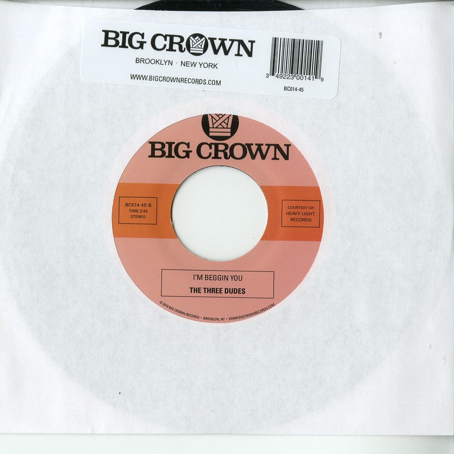 The Lively Set / The Three Dudes - blues get off my shoulder / im begging  you (7 inch)