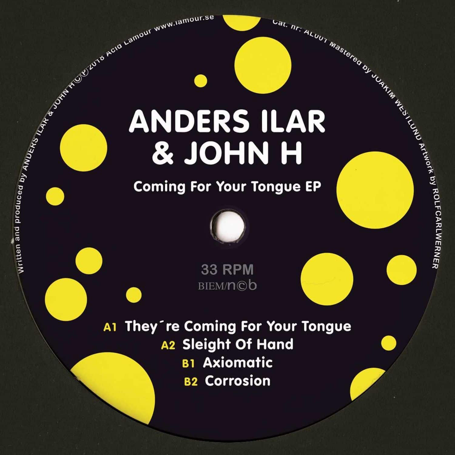 Anders Ilar, John H - COMING FOR YOUR TONGUE EP