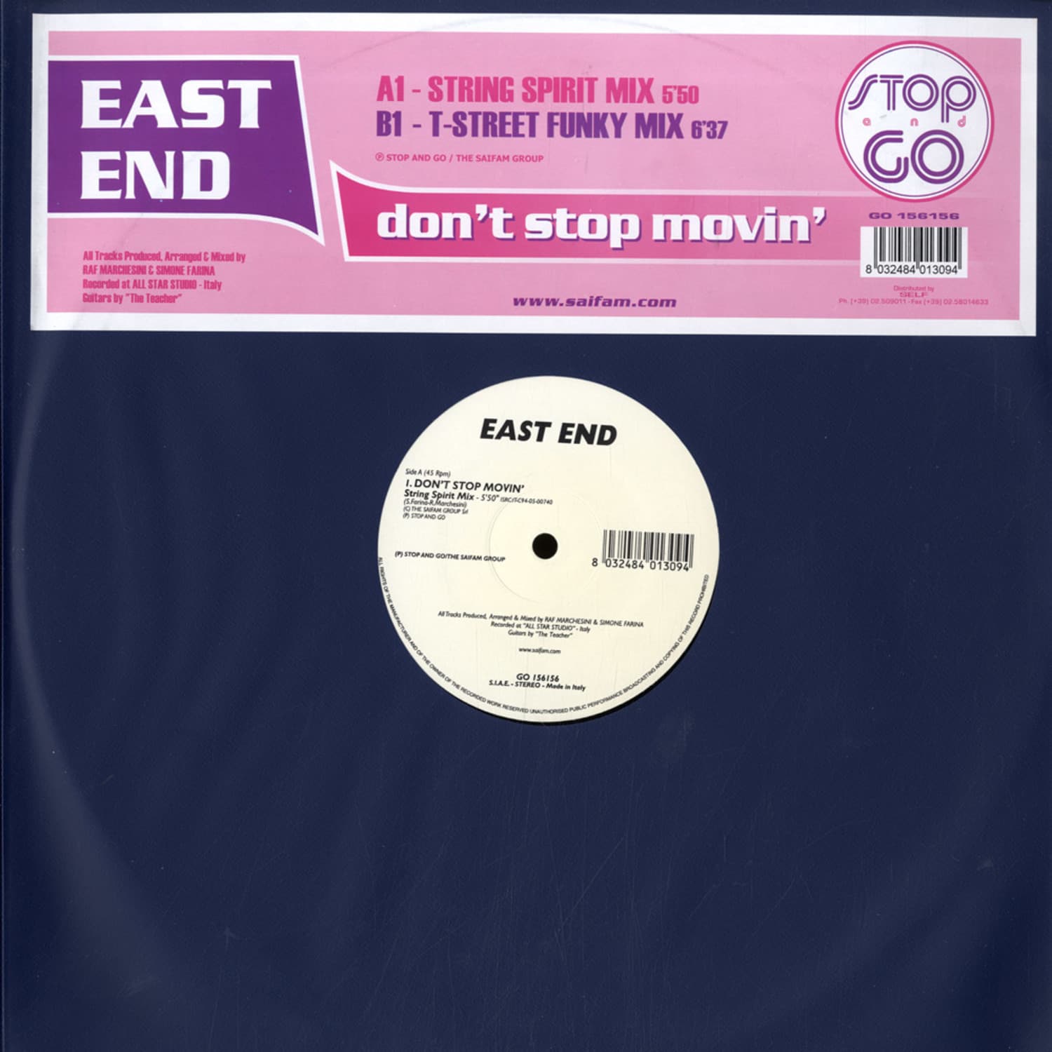 East End - DONT STOP MOVIN
