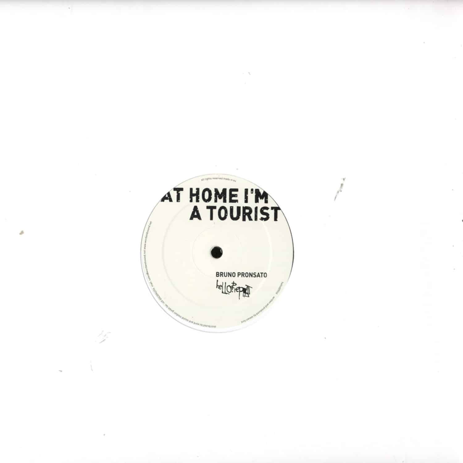 Bruno Pronsato - At Home Im A Tourist