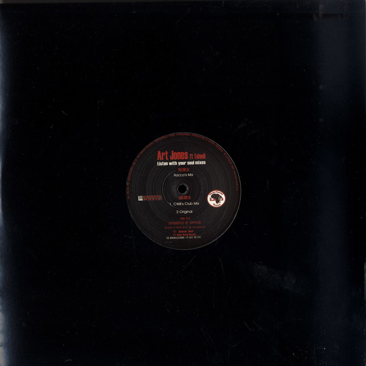 Art Jones feat Tshedi - LISTEN WITH YOUR SOUL - ROCCO REMIX