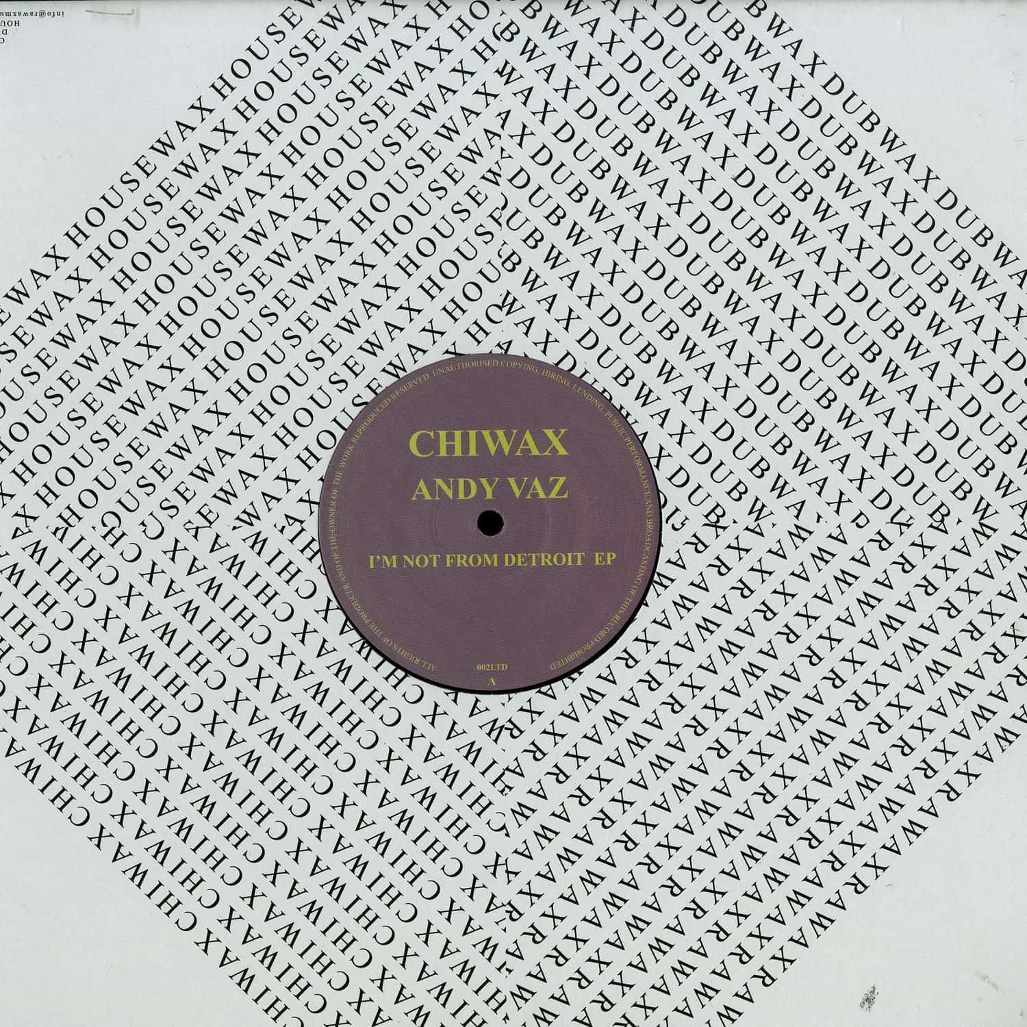 Andy Vaz - IM NOT FROM DETROIT