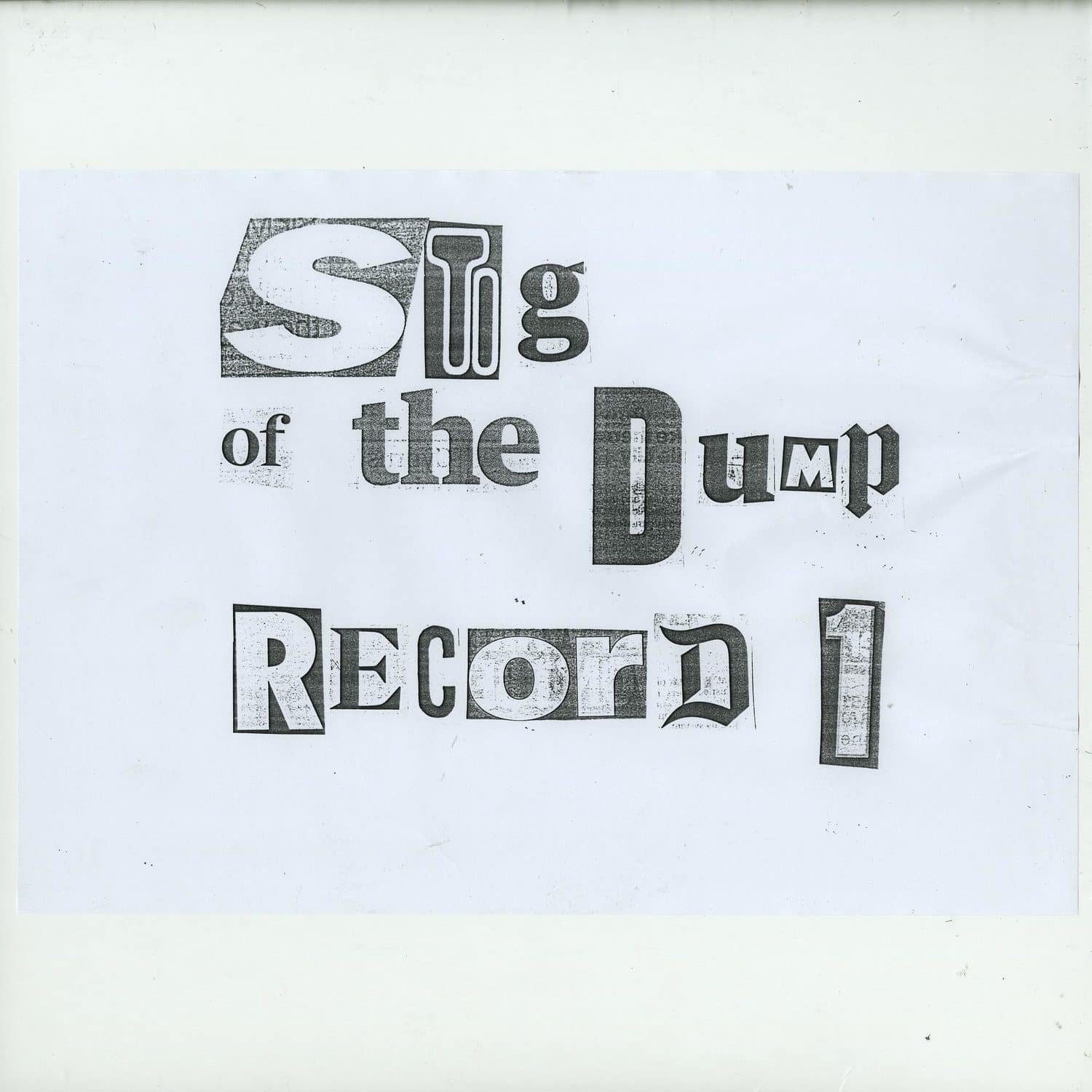 Stig Of The Dump - RECORD 1 - LTD 