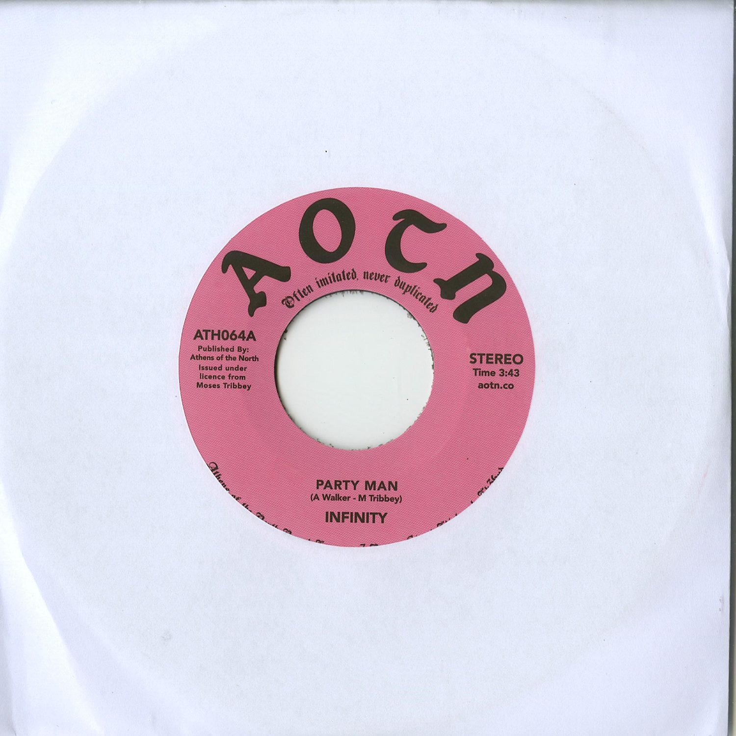 Infinity - PUT EVERYTHING IN PLACE / PARTY MAN 