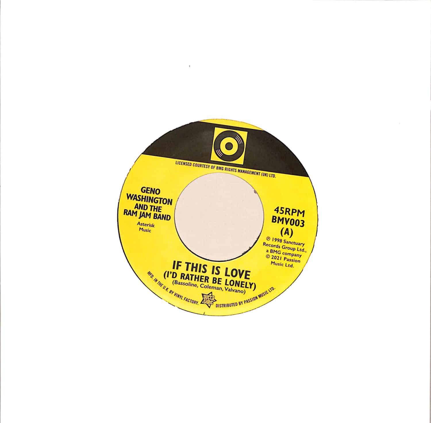 Geno Washington / Stuart Smith - IF THIS IS LOVE 