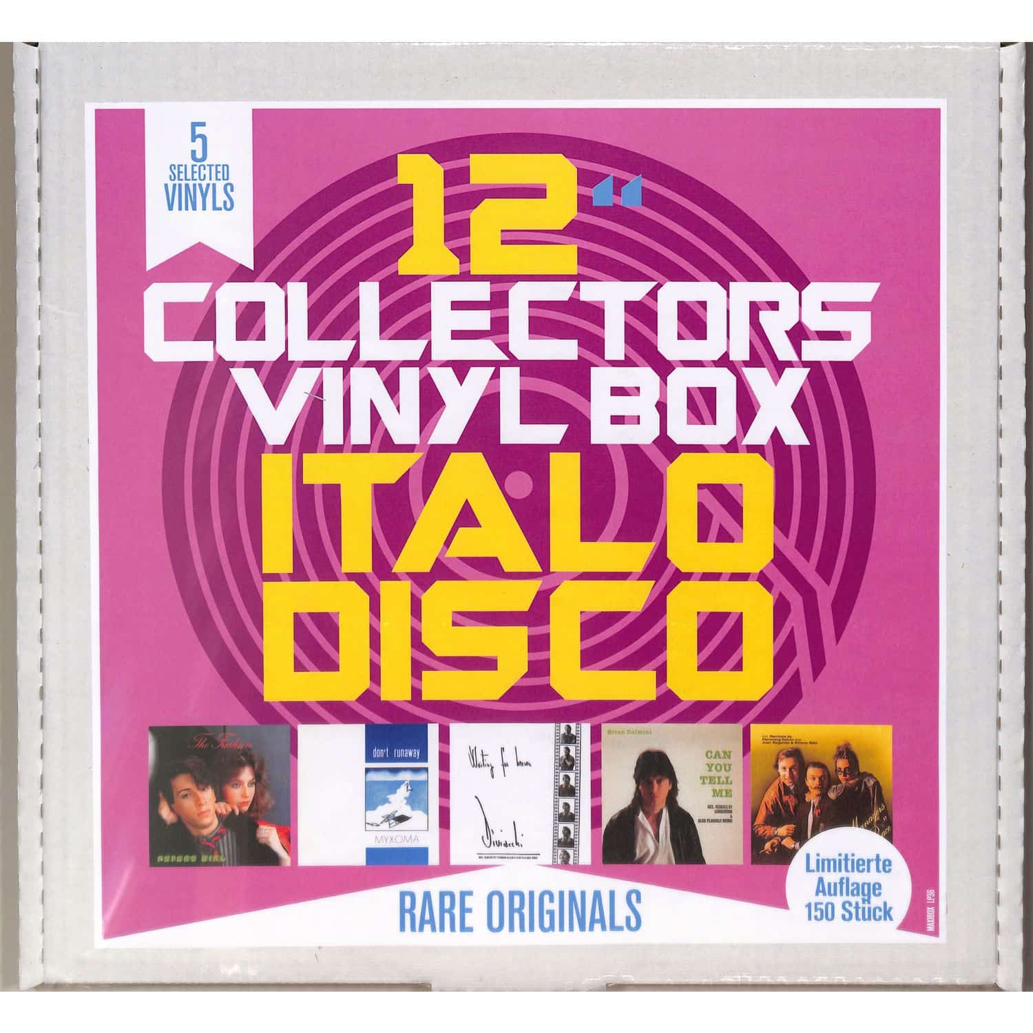 Diviacchi-Brian Dalmini-The Managers - 12INCH COLLECTOR S VINYL BOX: ITALO DISCO 