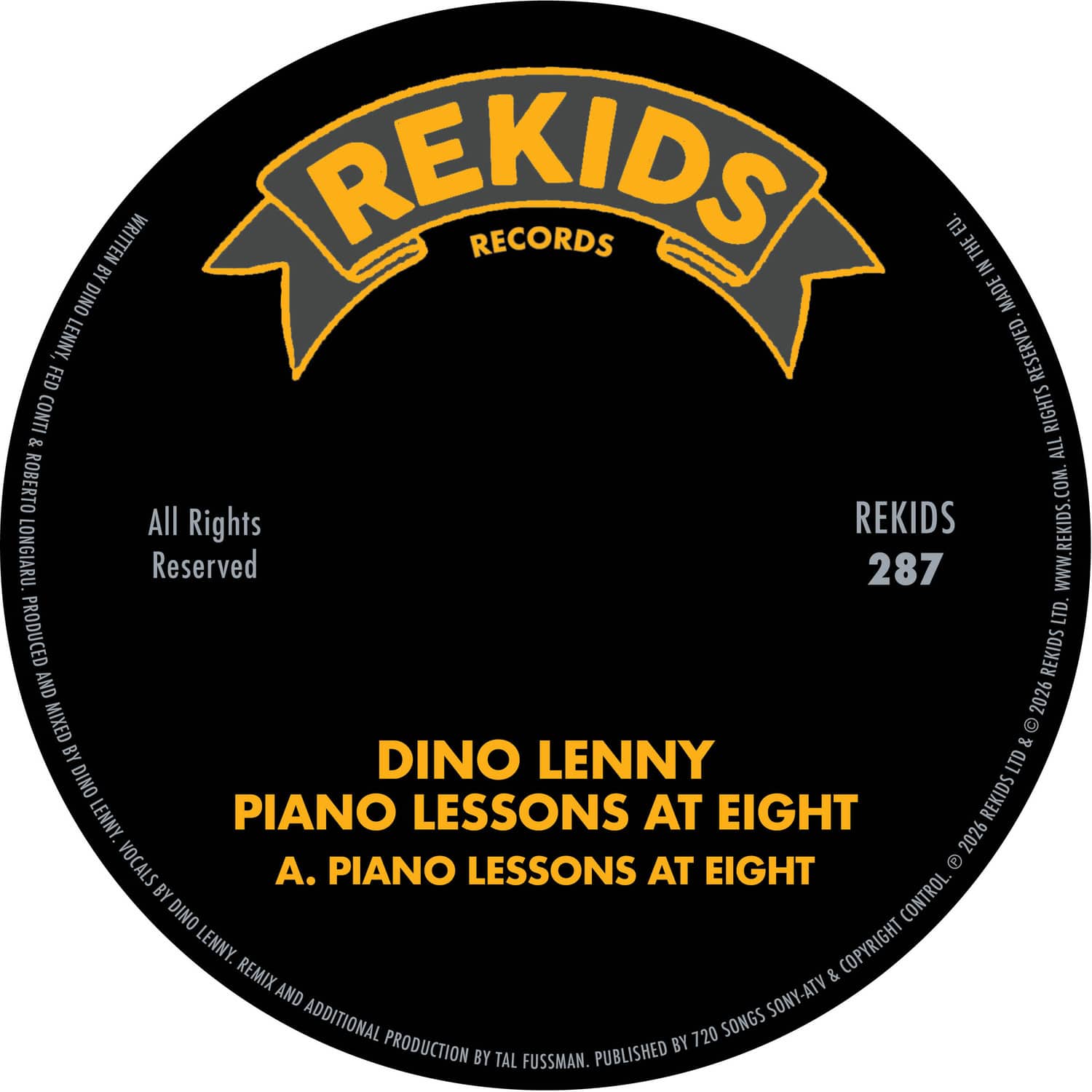 Dino Lenny - PIANO LESSONS AT EIGHT