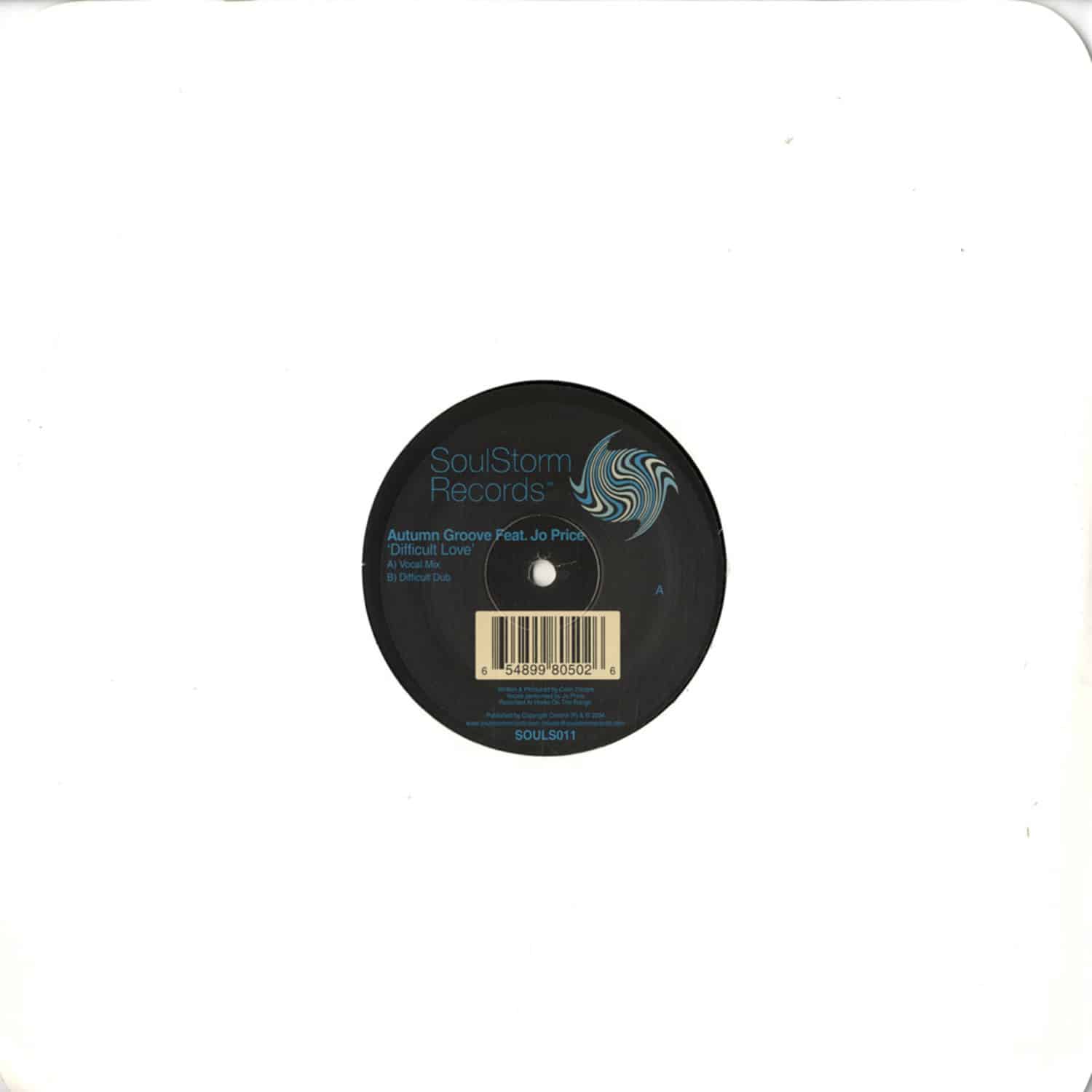 Autumn Groove feat. Jo Price - DIFFICULT LOVE