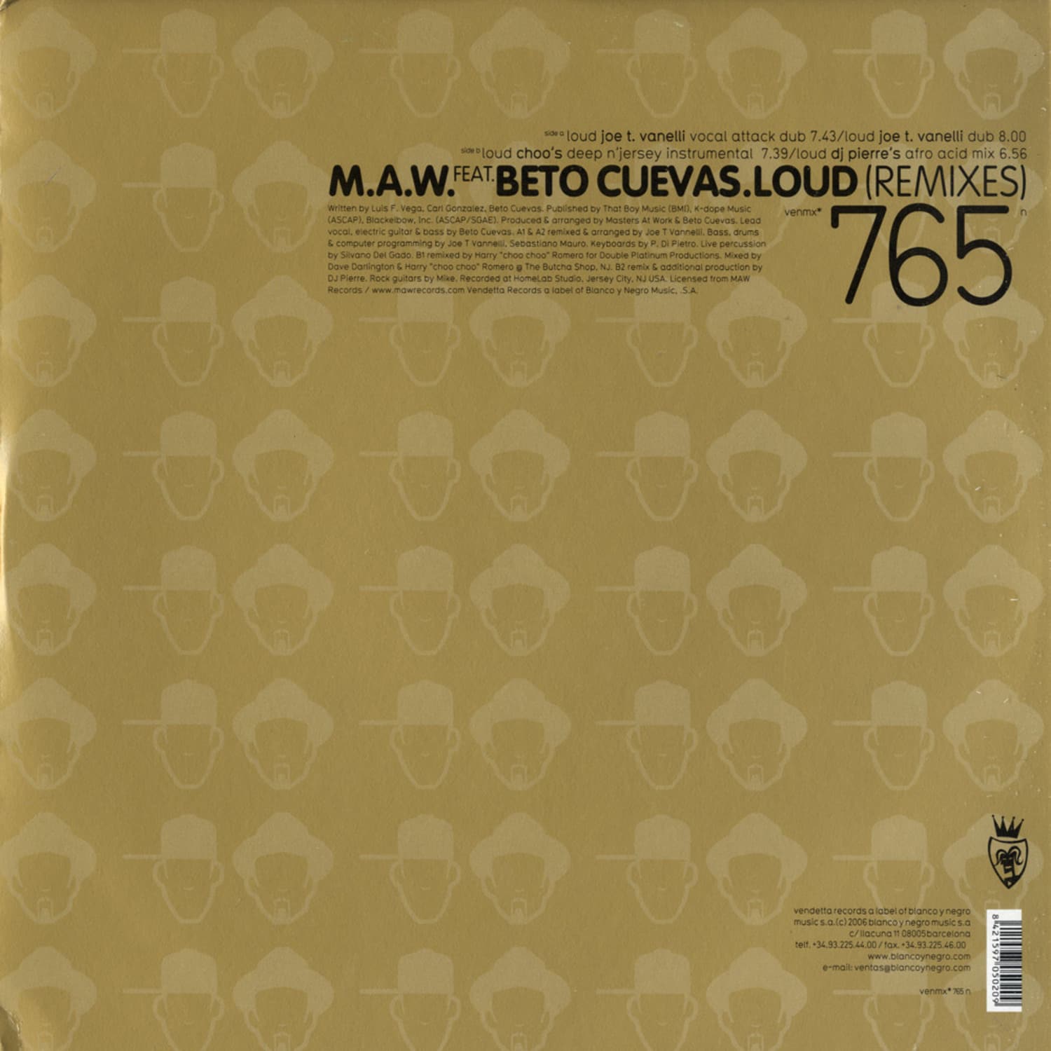 M.A.W. feat. Beto Cuevas - LOUD REMIXES