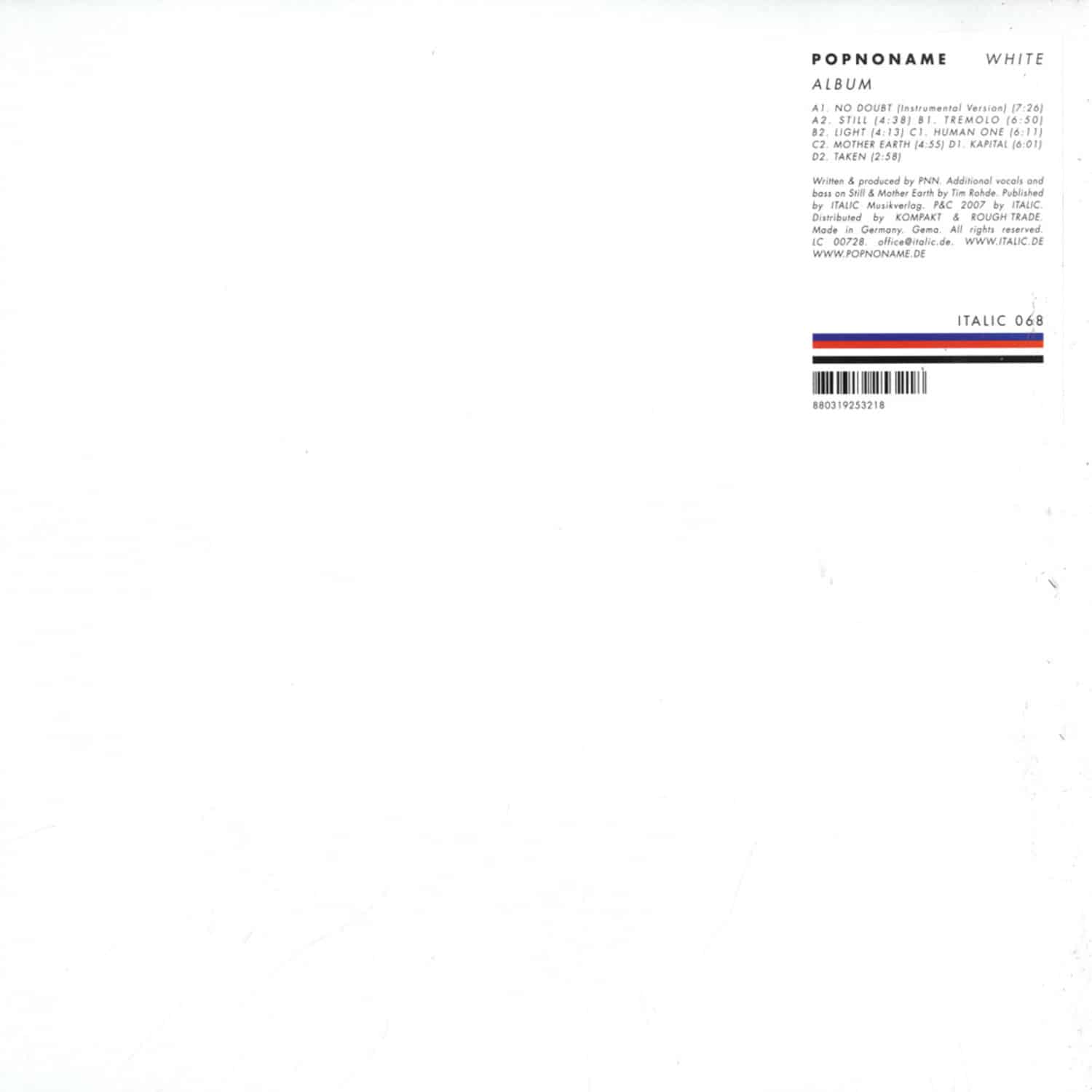 Popnoname - WHITE ALBUM 