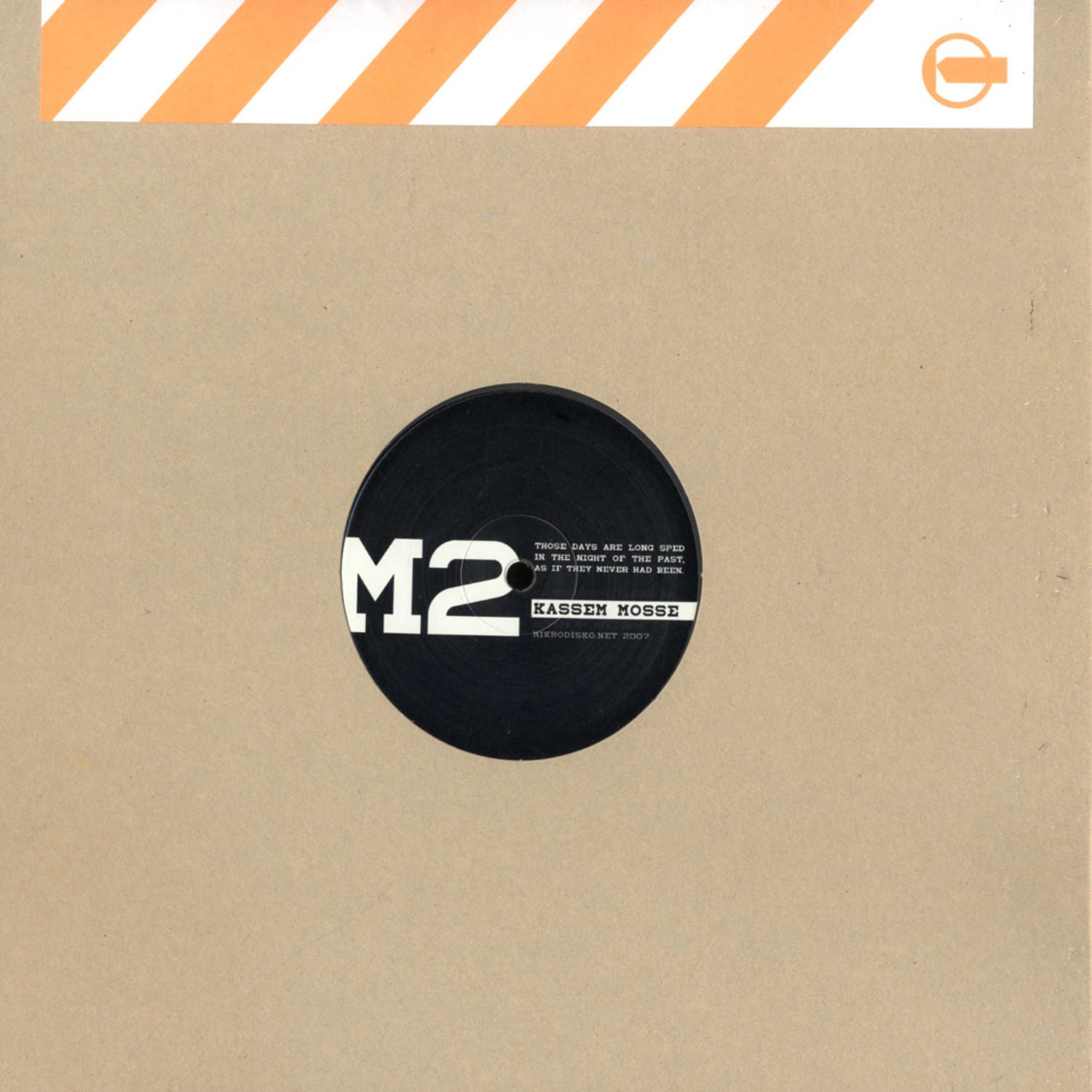 Kassem Mosse - THOSE DAYS ARE LONG SPED IN THE NIGHT OF THE PAST. AS IF THEY NEVER HAD BEEN