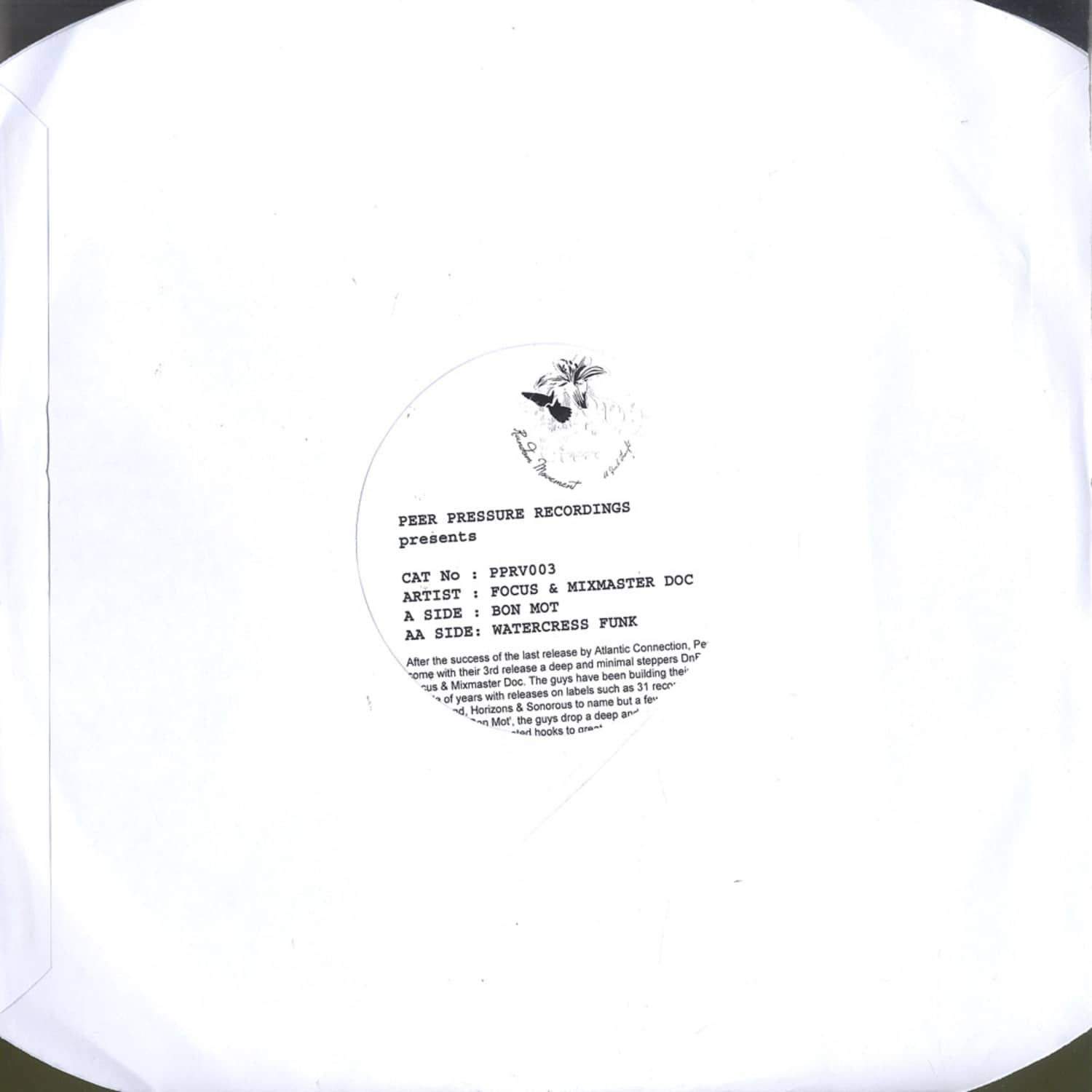 Focus & Mixmaster Doc - BON MOT / WATERCRESS FUNK