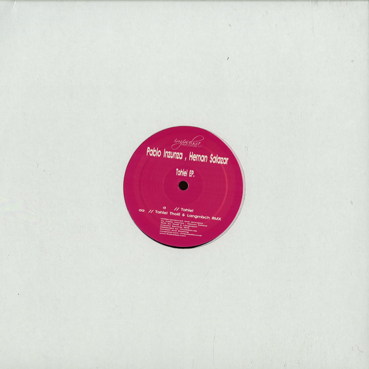 Pablo Inzunza & Hernan Salazar - TAHIEL EP