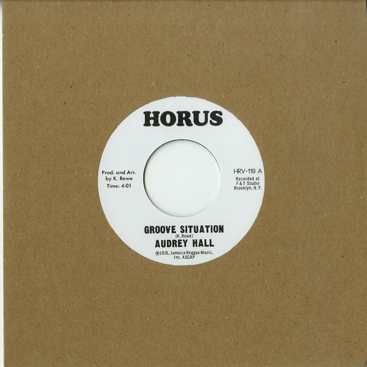 Audrey Hall / J.R.M Orchestra - GROOVE SITTUATION / SITUATION 