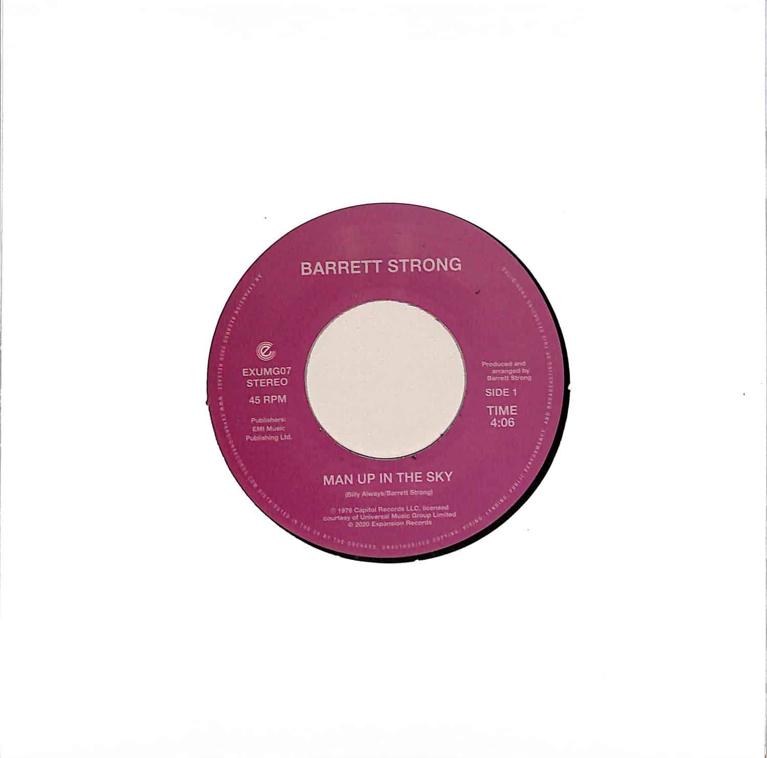 Barrett Strong - MAN UP IN THE SKY/IS IT TRUE 