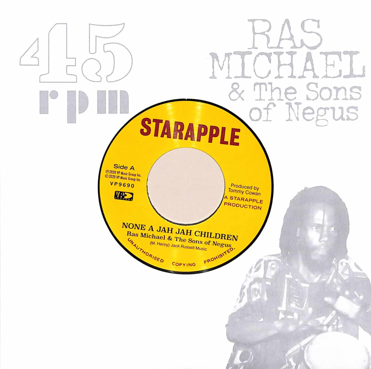 Ras Michael & The Sons Of Negus - NONE A JAH JAH CHILDREN / JAH GLORY 