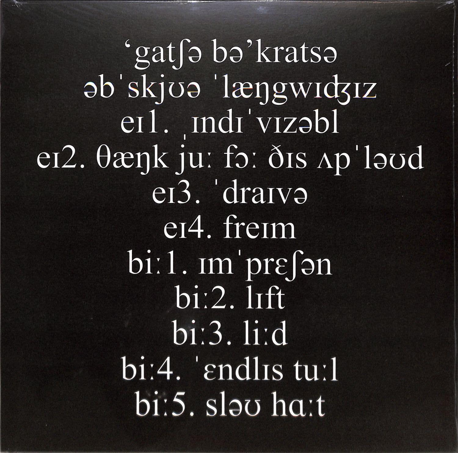 Gacha Bakradze - OBSCURE LANGUAGES