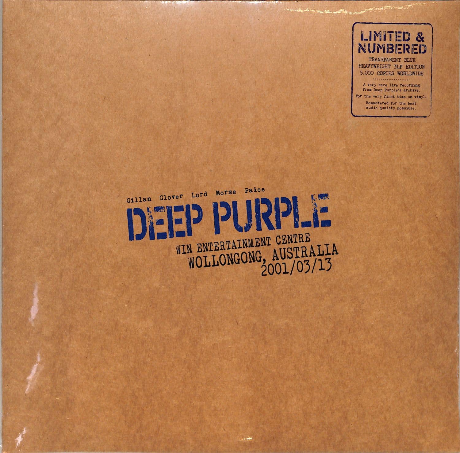 Deep Purple - LIVE IN WOLLONGONG 2001 