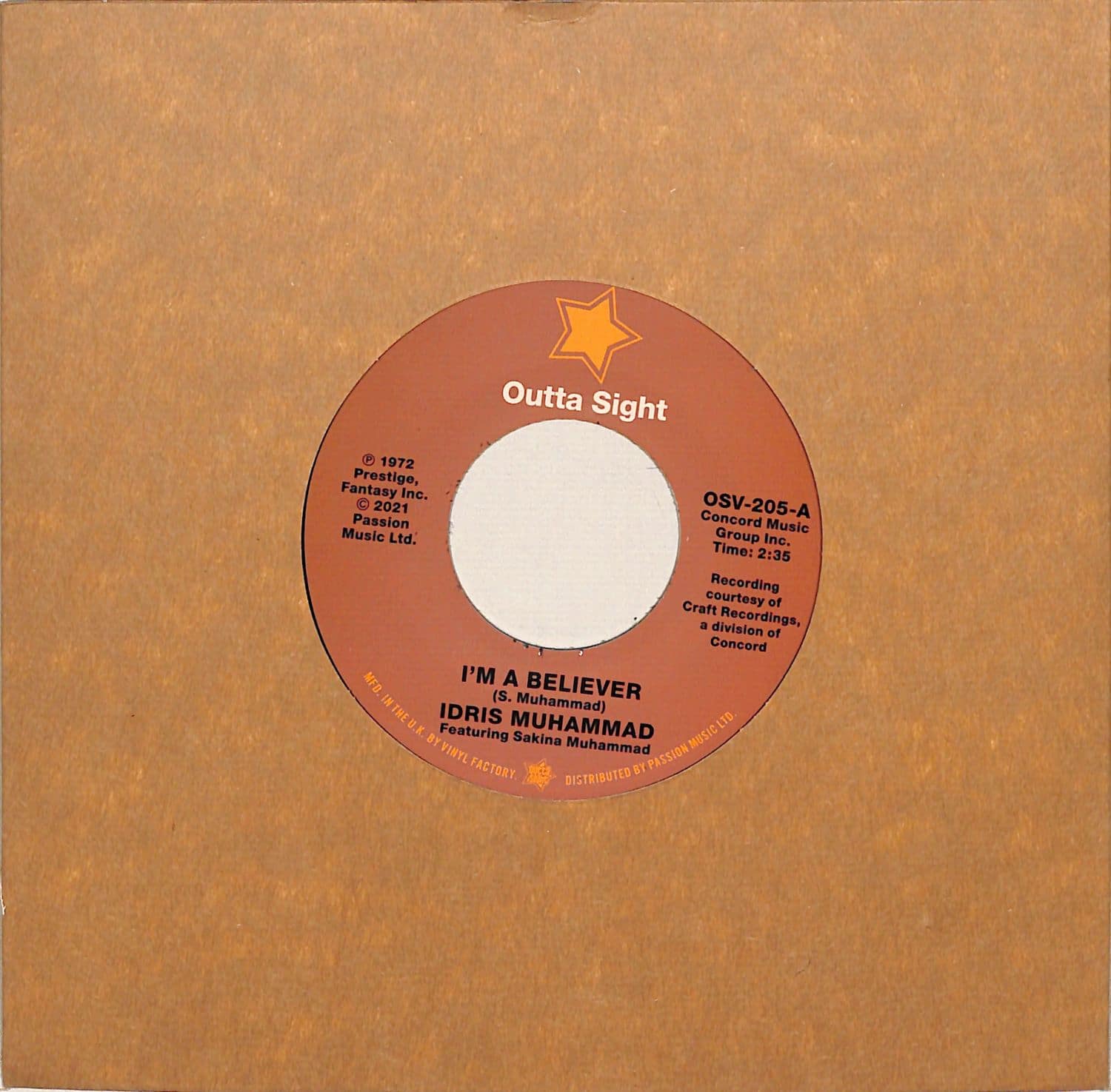 Idris Muhammad / Jean Shy - I M A BELIEVER / WHAT CAN I DO I M SO IN LOVE... 
