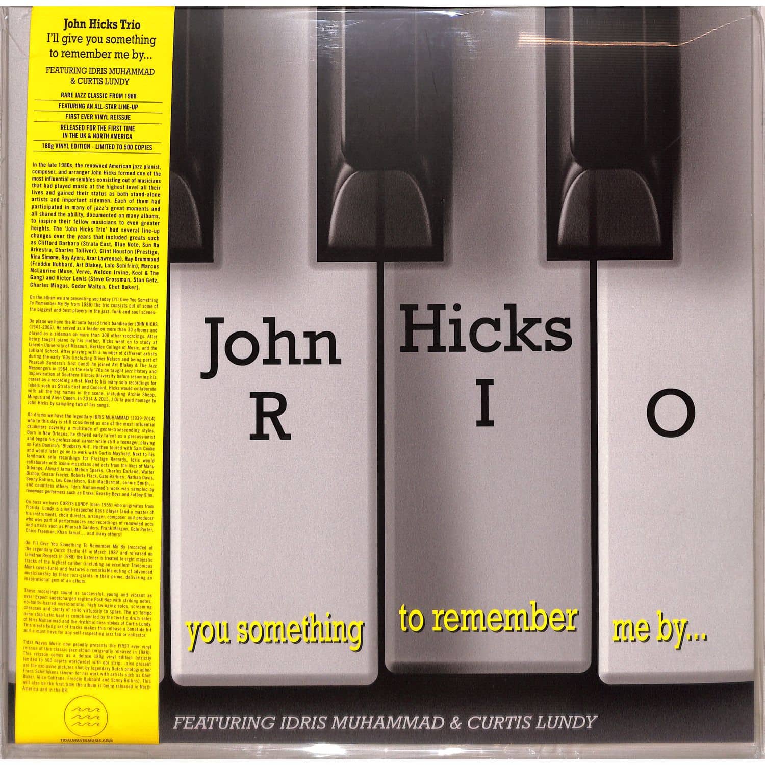 John Hicks Trio - I LL GIVE YOU SOMETHING TO REMEMBER ME BY 