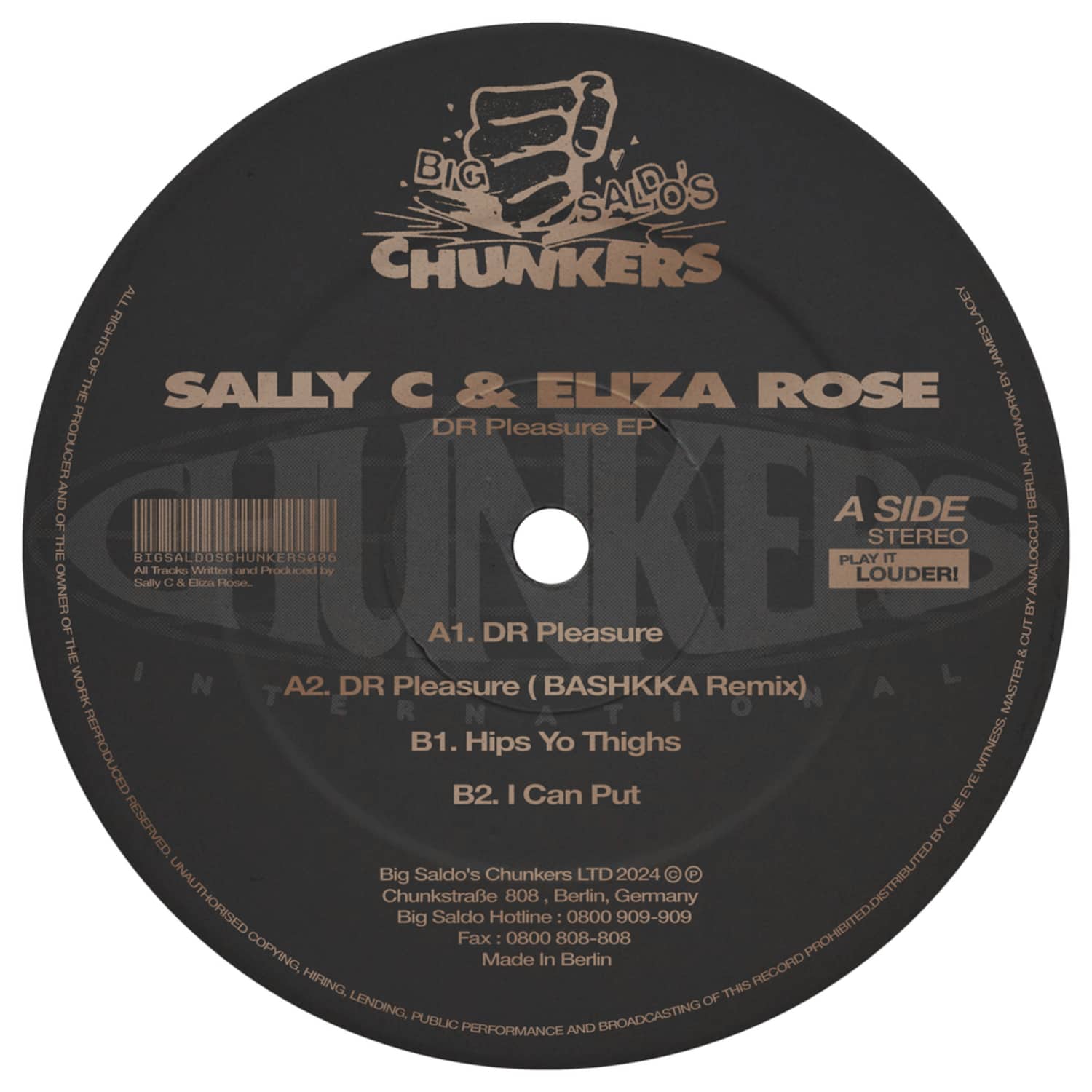 Sally C & Eliza Rose - DR PLEASURE EP