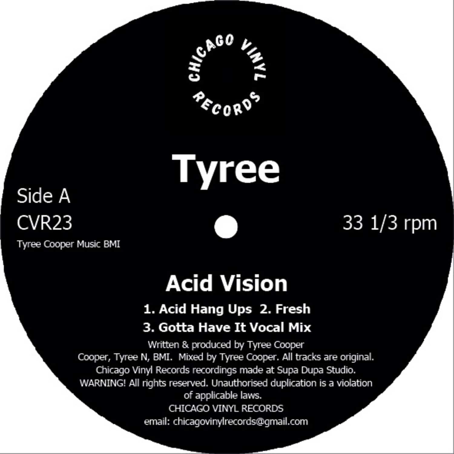 Tyree Cooper - ACID VISION