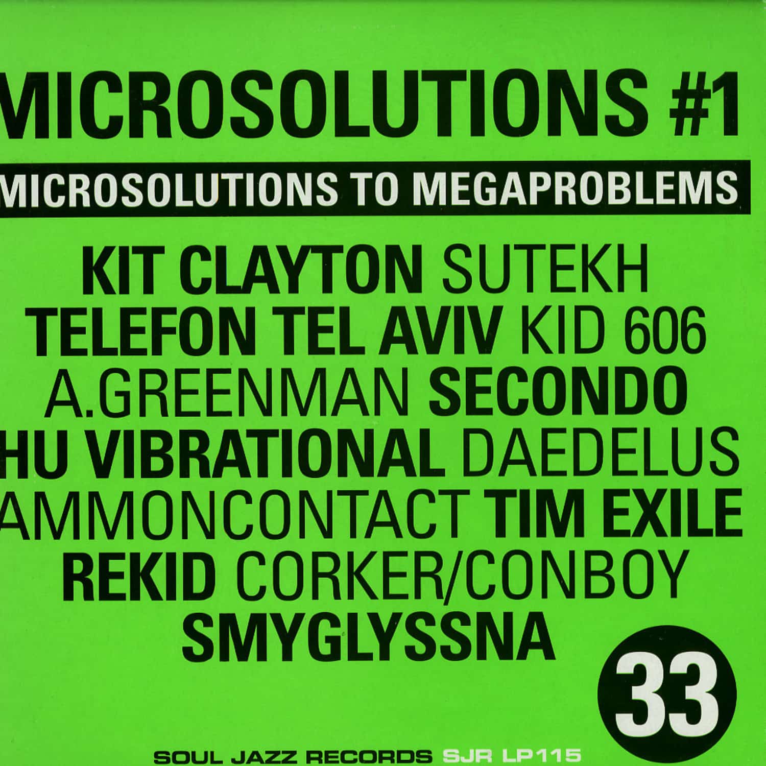 Various Artists - MICROSOLUTIONS TO MEGAPROBLEMS 