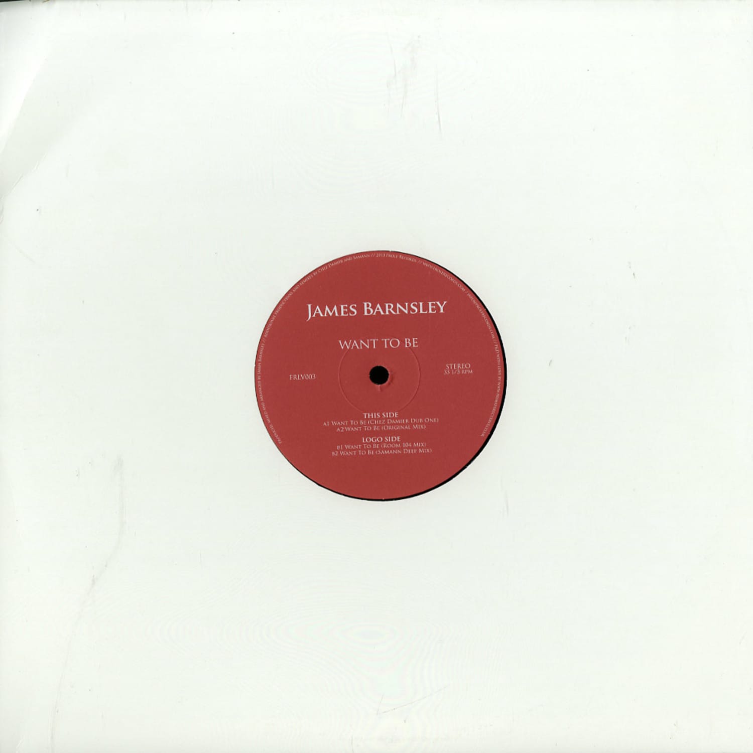 James Barnsley - WANT TO BE