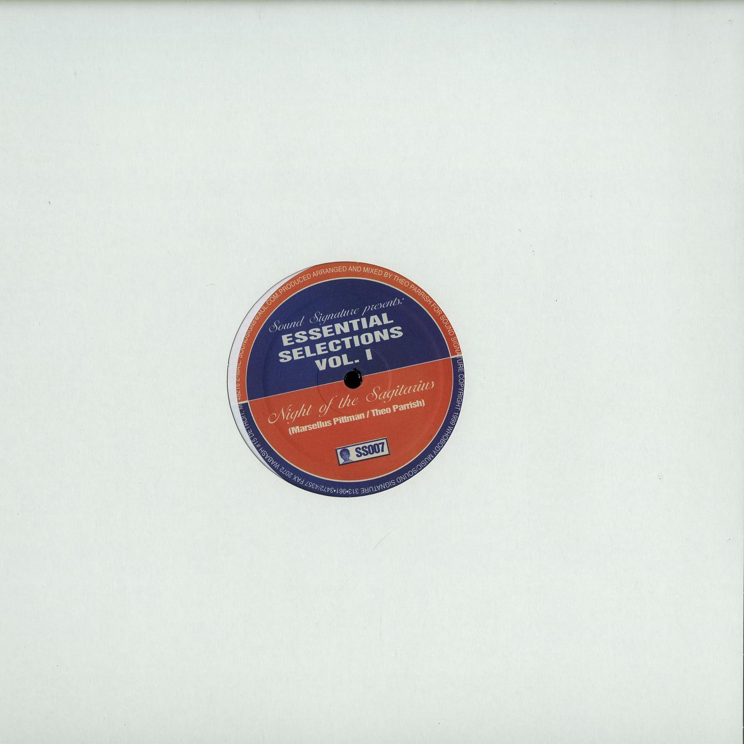 Theo Parrish / Marsellus Pittman - ESSENTIAL SELECTIONS VOL.1