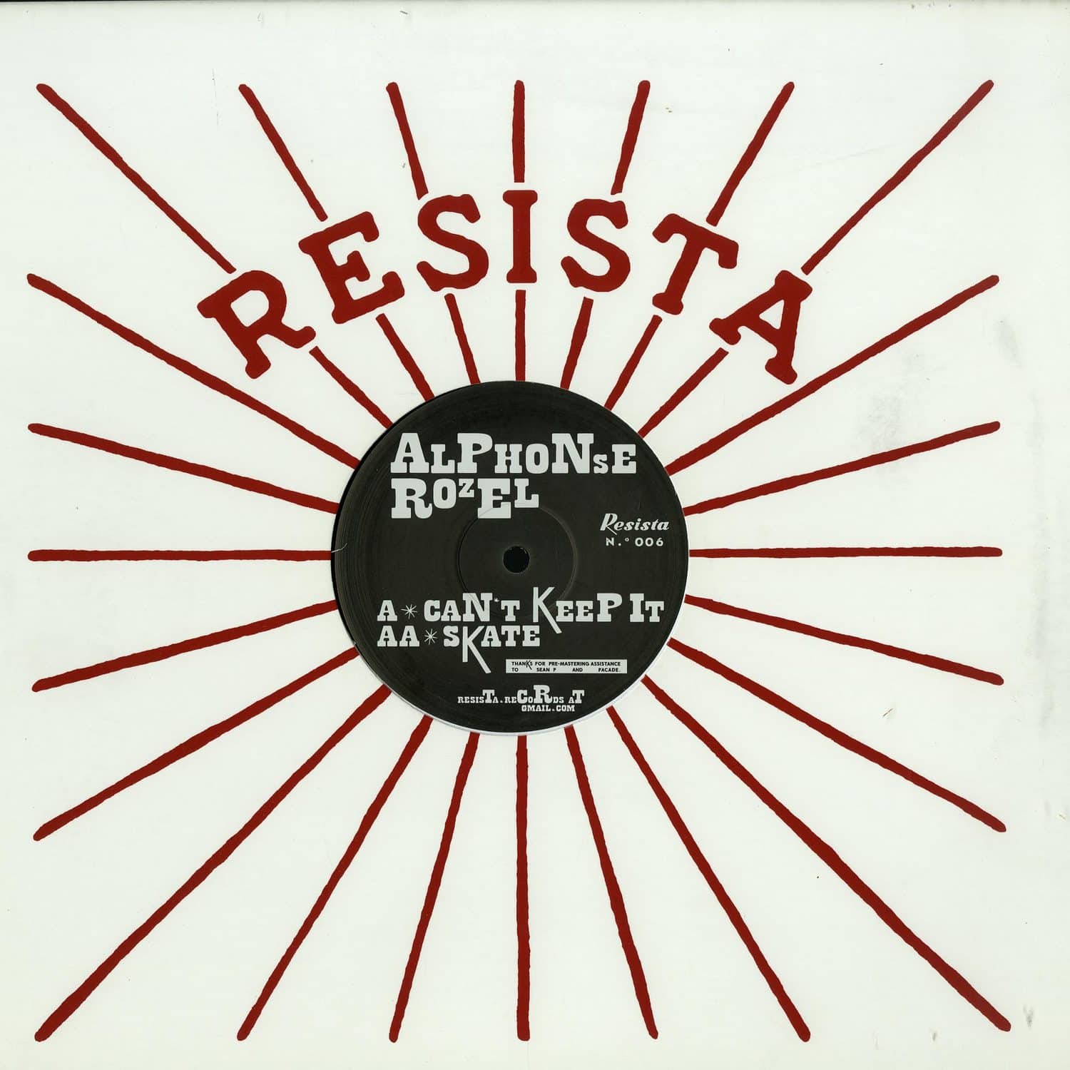 Alphonse Rozel - CANT KEEP IT / SKATE
