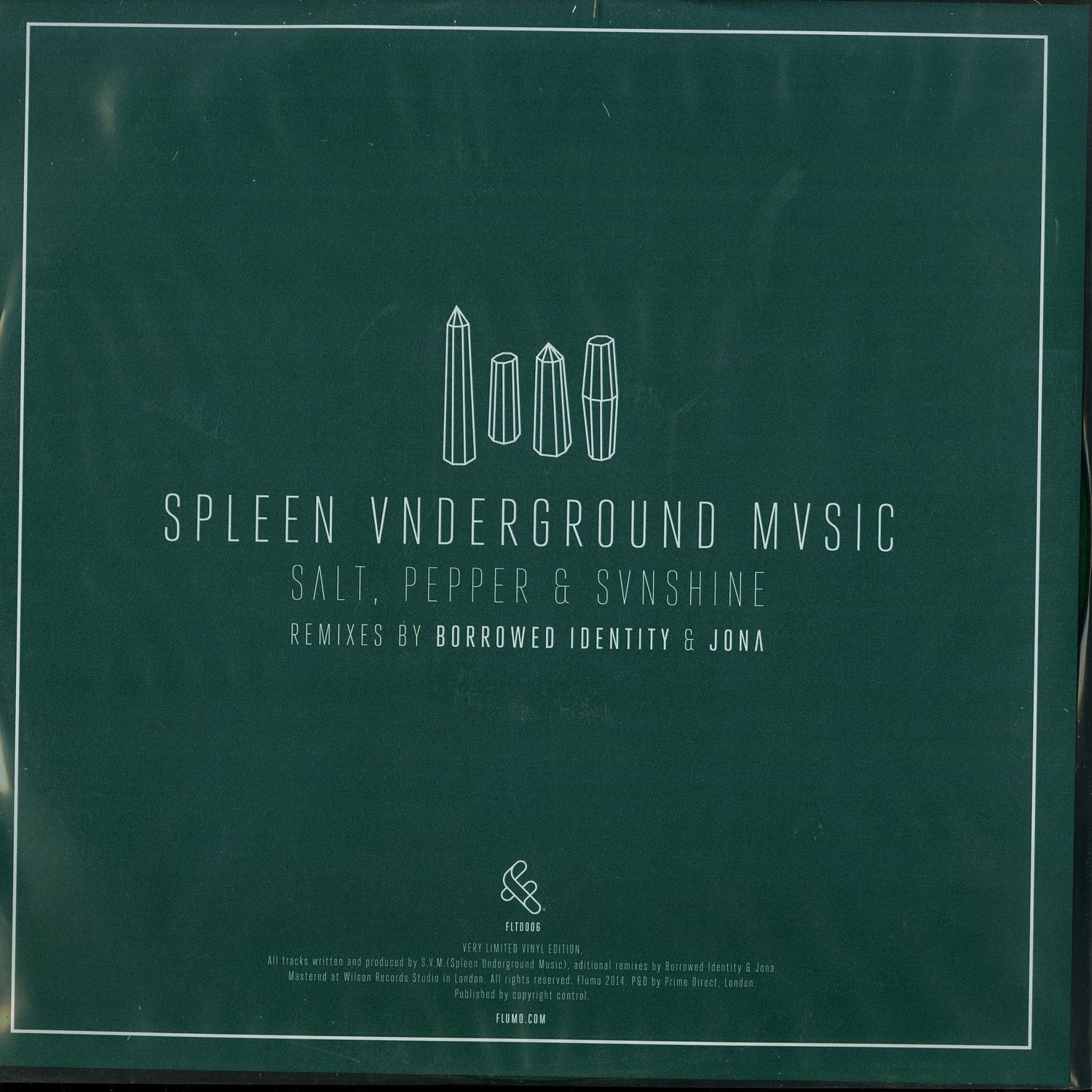Spleen Underground Music  - SALT, PEPPER & SUNSHINE EP 