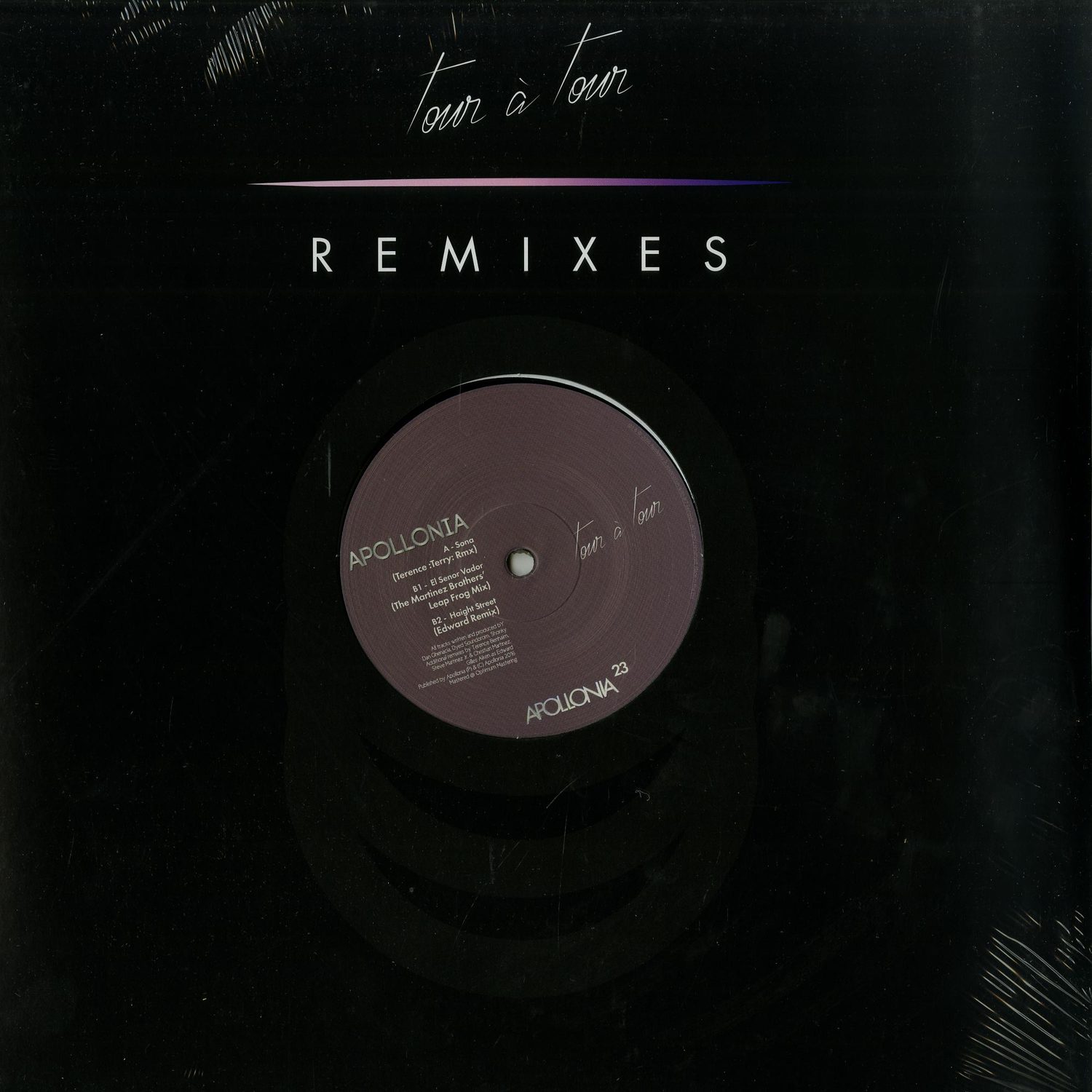 Apollonia - TOUR A TOUR - THE REMIXES EP2 