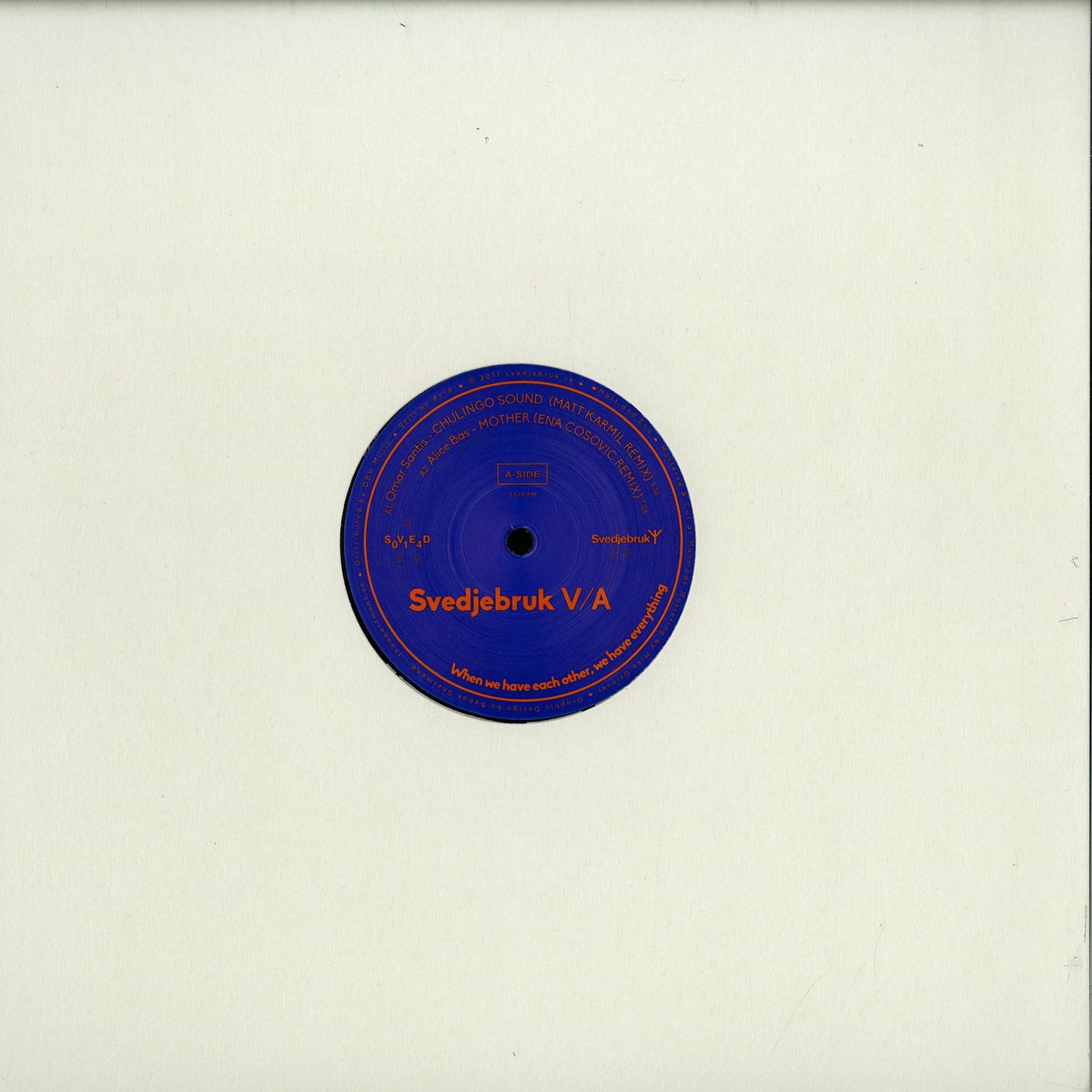 Various Artists - WHEN WE HAVE EACH OTHER, WE HAVE EVERYTHING