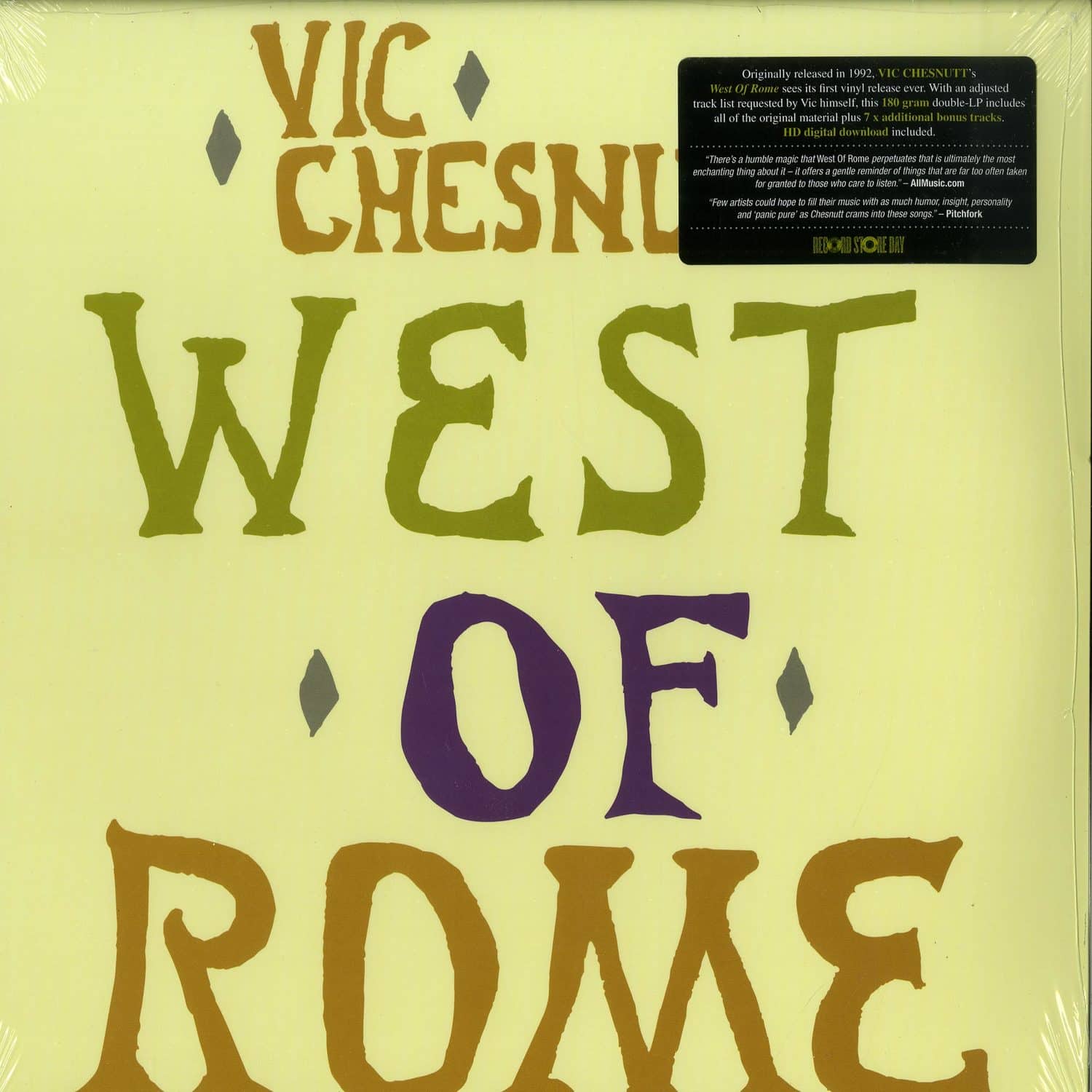 Vic Chesnutt - WEST OF ROME 