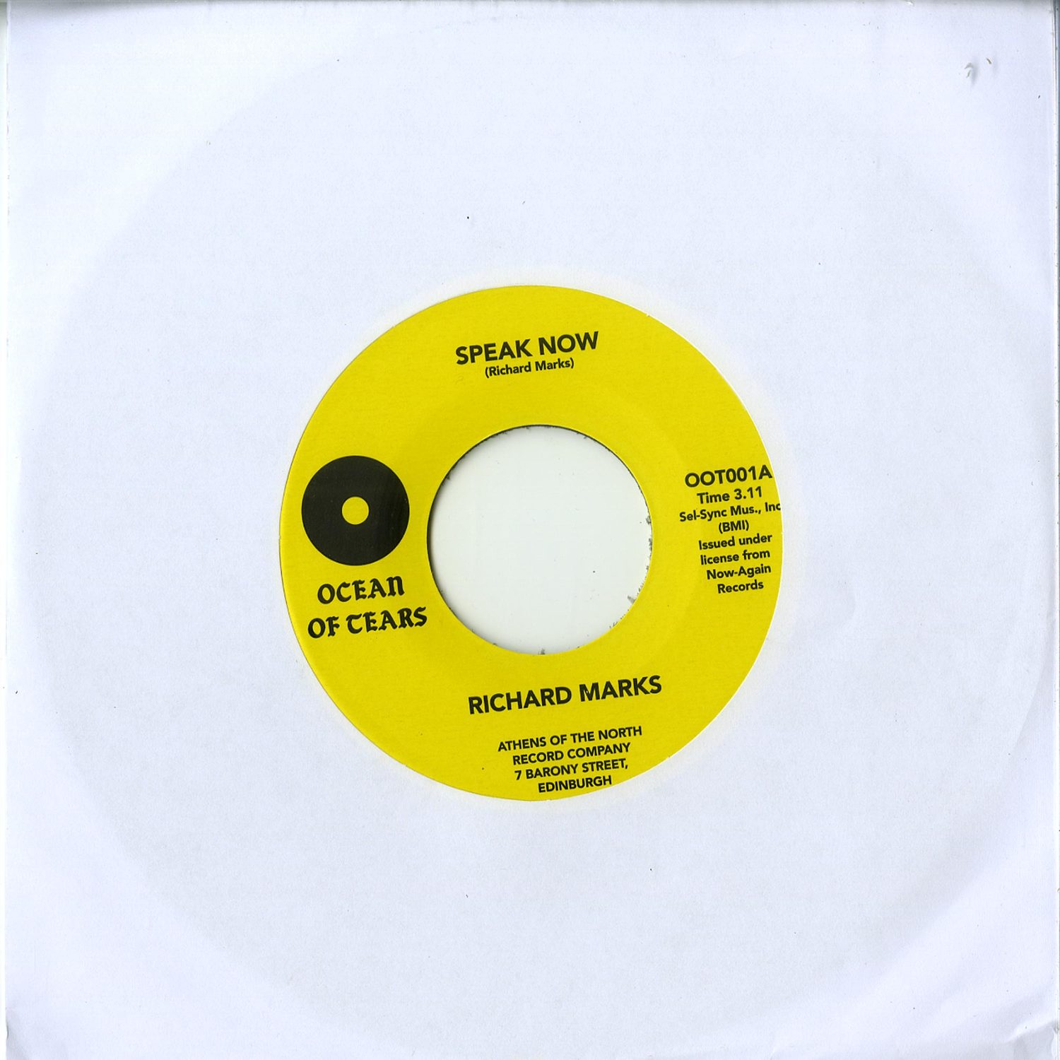 Richard Marks - SPEAK NOW / PURPLE HAZE 