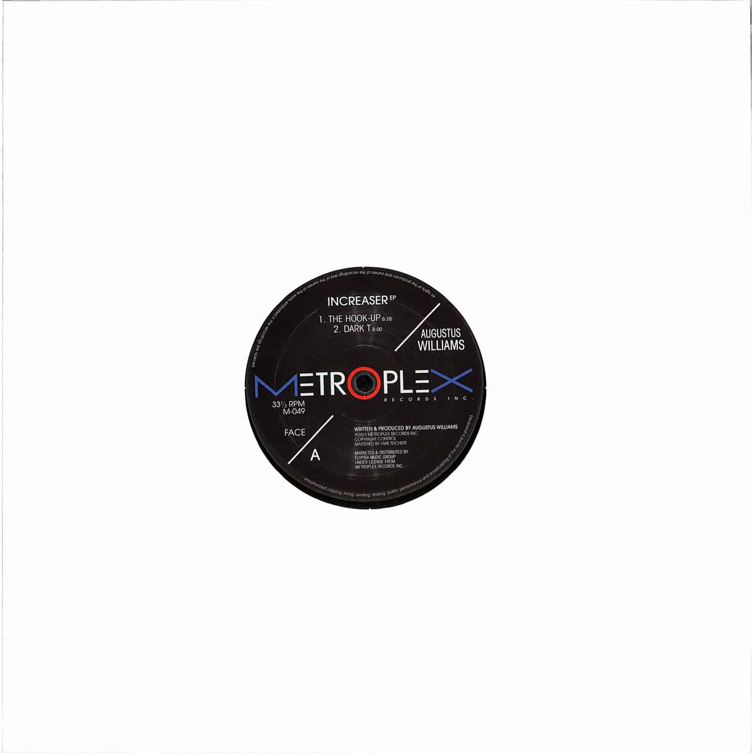 Augustus Williams - INCREASER EP