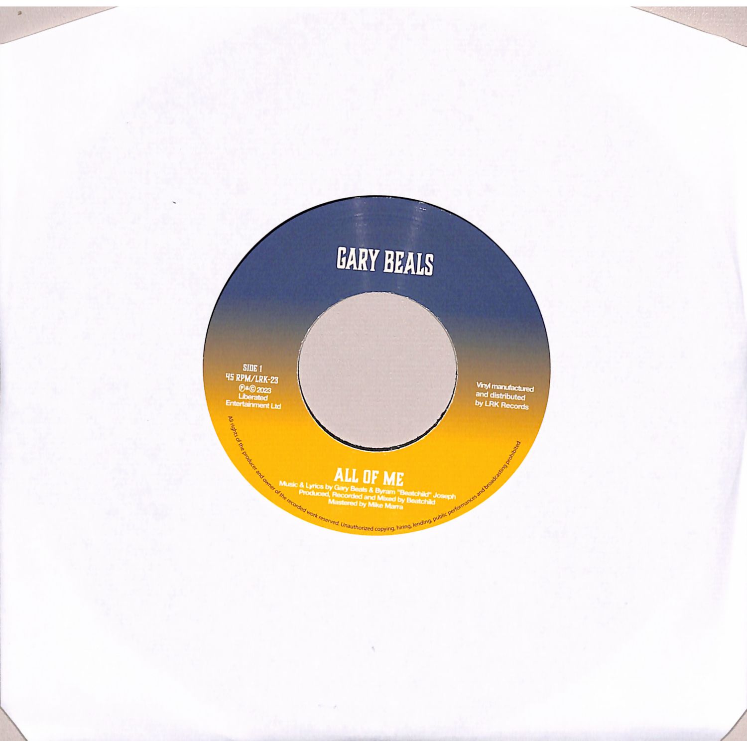 Gary Beals - ALL OF ME / SELF REVOLUTION 