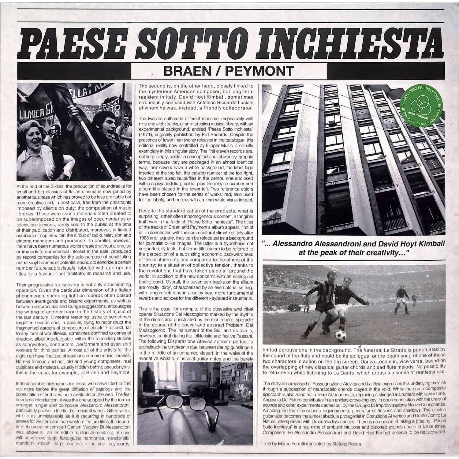 Braen & Peymont - PAESE SOTTO INCHIESTA 
