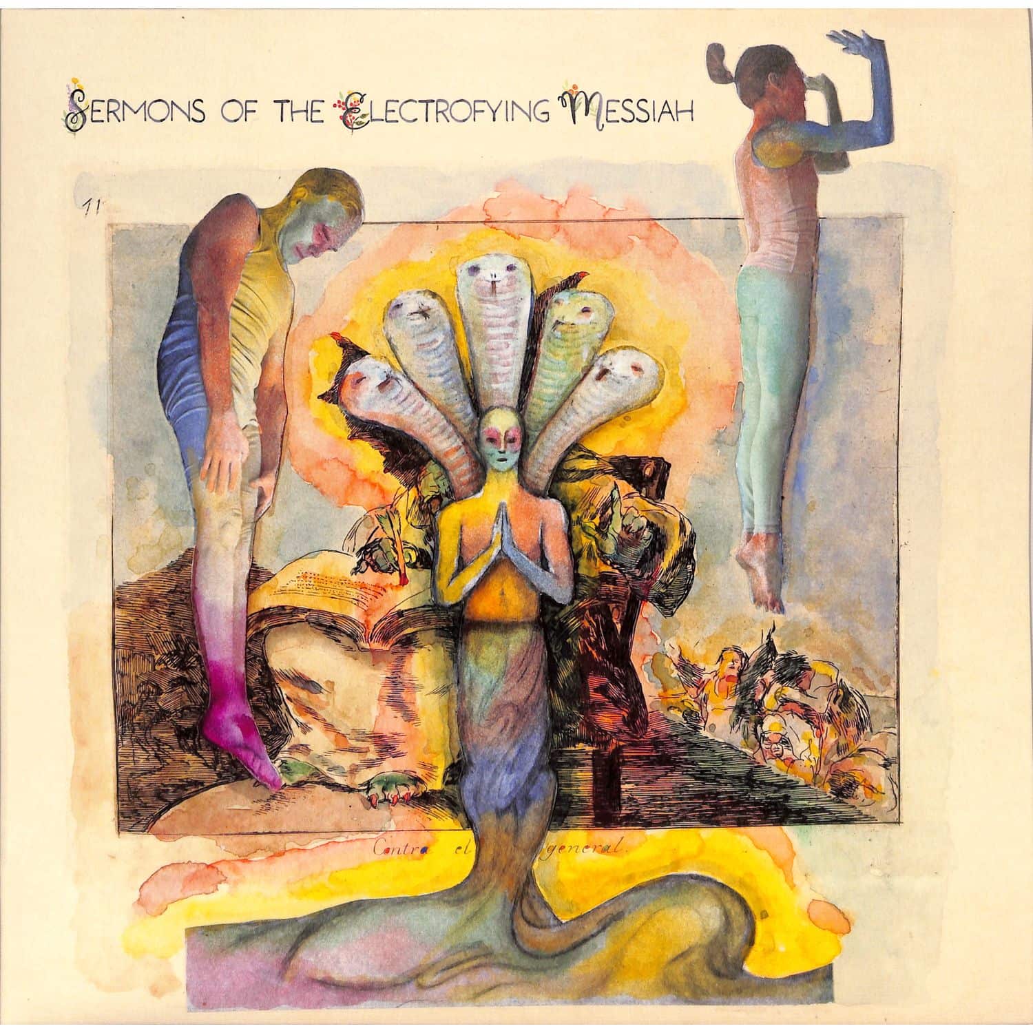 pdqb - SERMONS OF THE ELECTROFYING MESSIAH/DOPPLEREFFEKT WITH TWO DOPPLEREFFEKT REMIXS/SKYE BLUE TRANSP COLOURED VINYL)