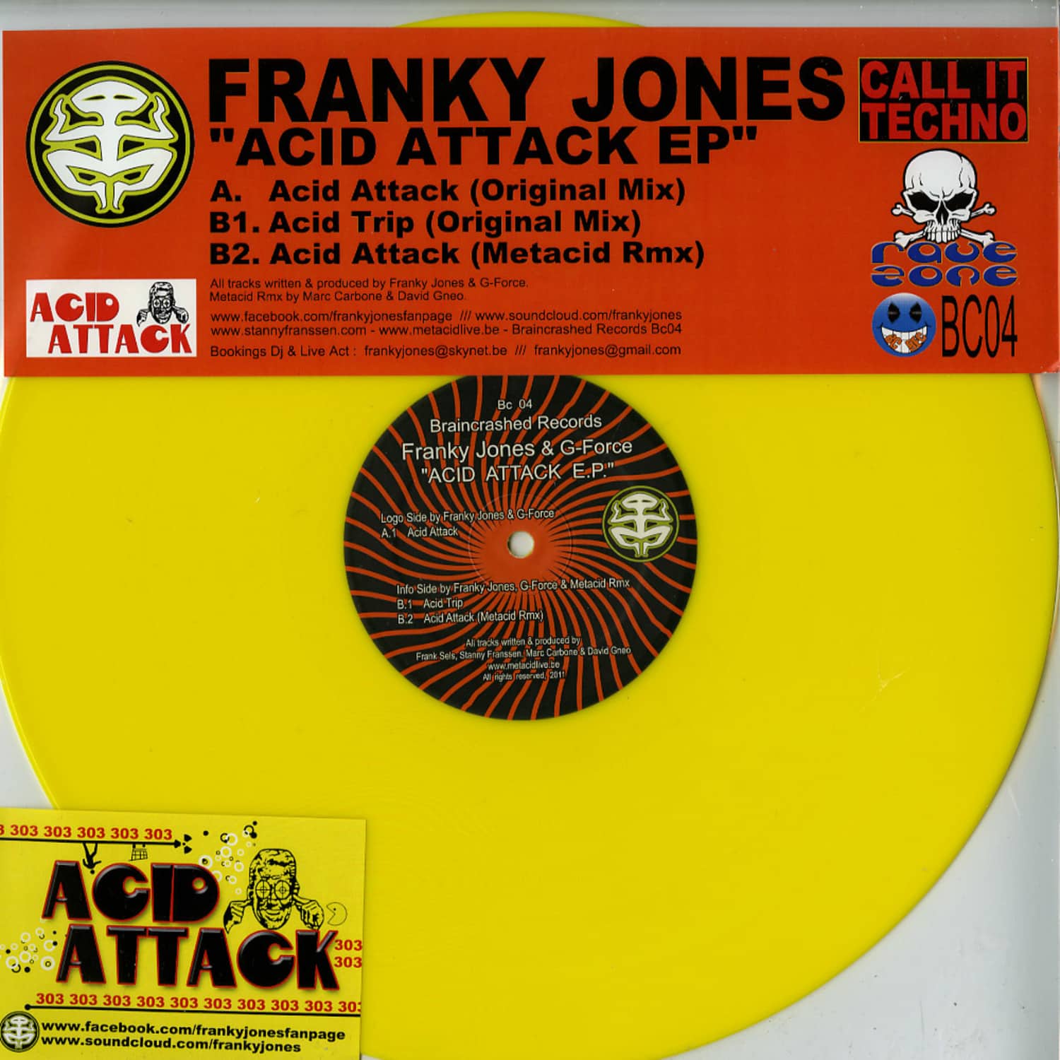 Franky Jones & G-Force - ACID ATTACK EP / METACID REMIX 