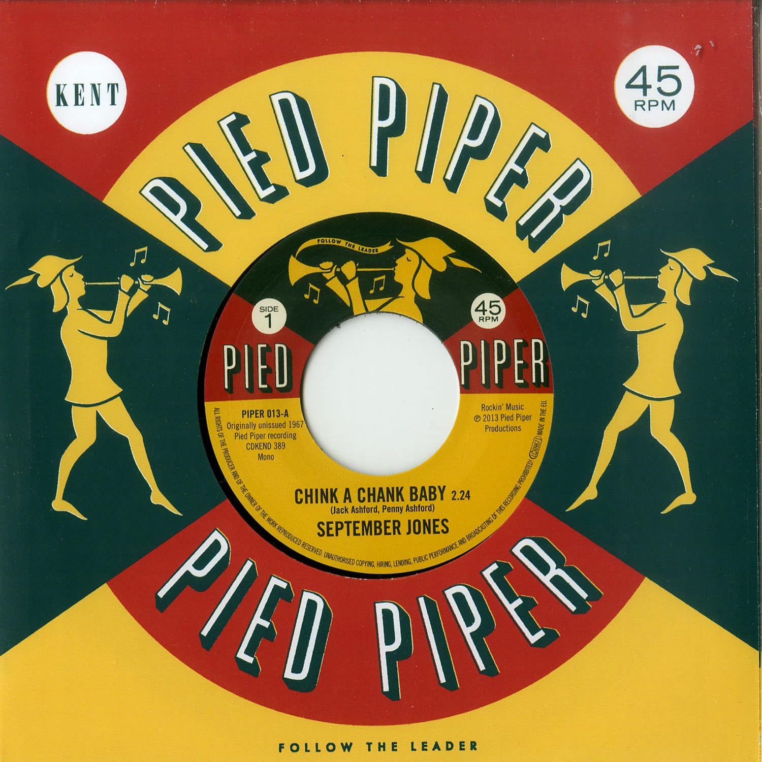 September Jones / The Pied Piper Players - CHINK A CHANK BABY / THATS WHAT LOVE IS 