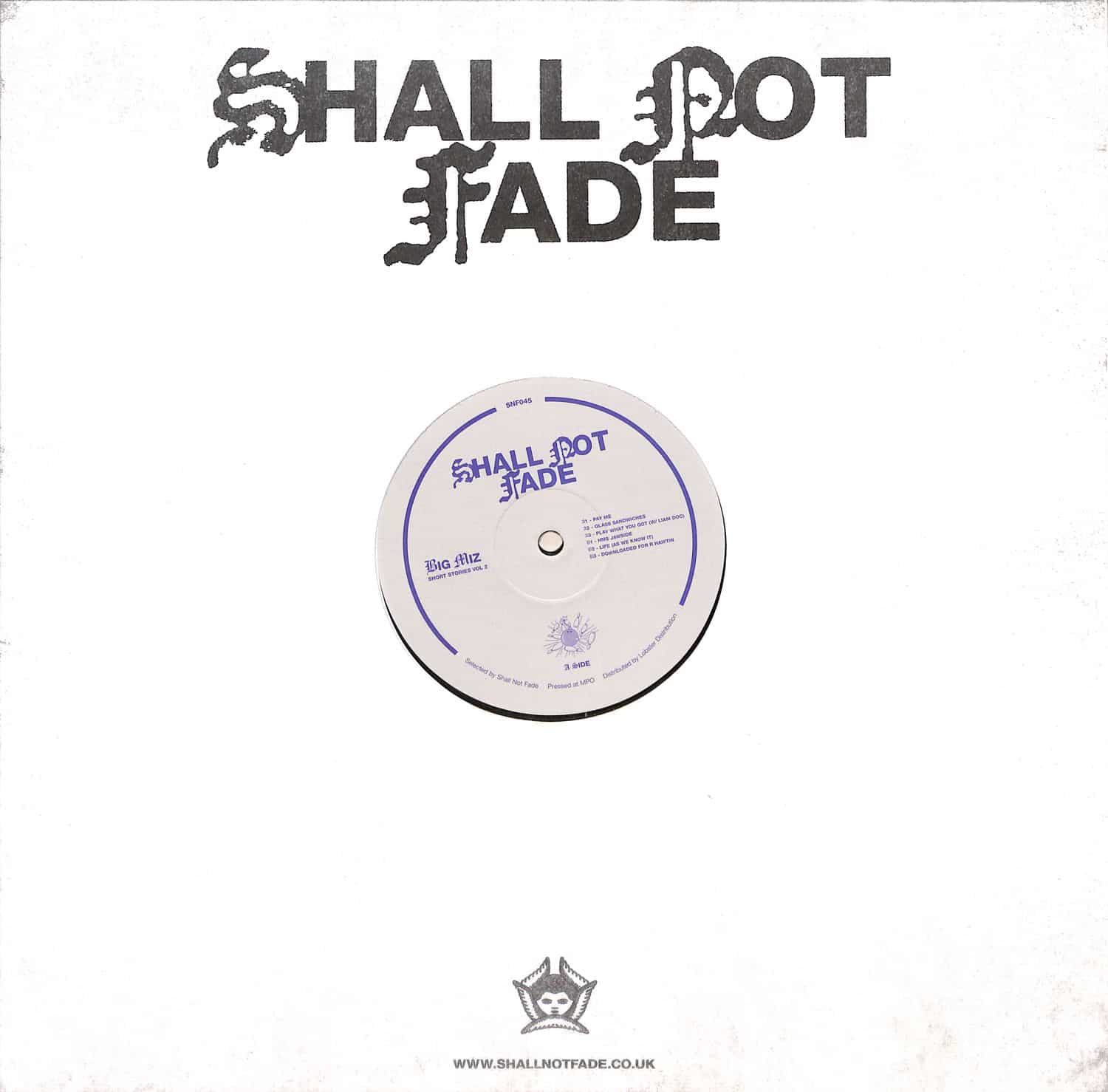 Big Miz - SHORT STORIES VOL. 2 EP