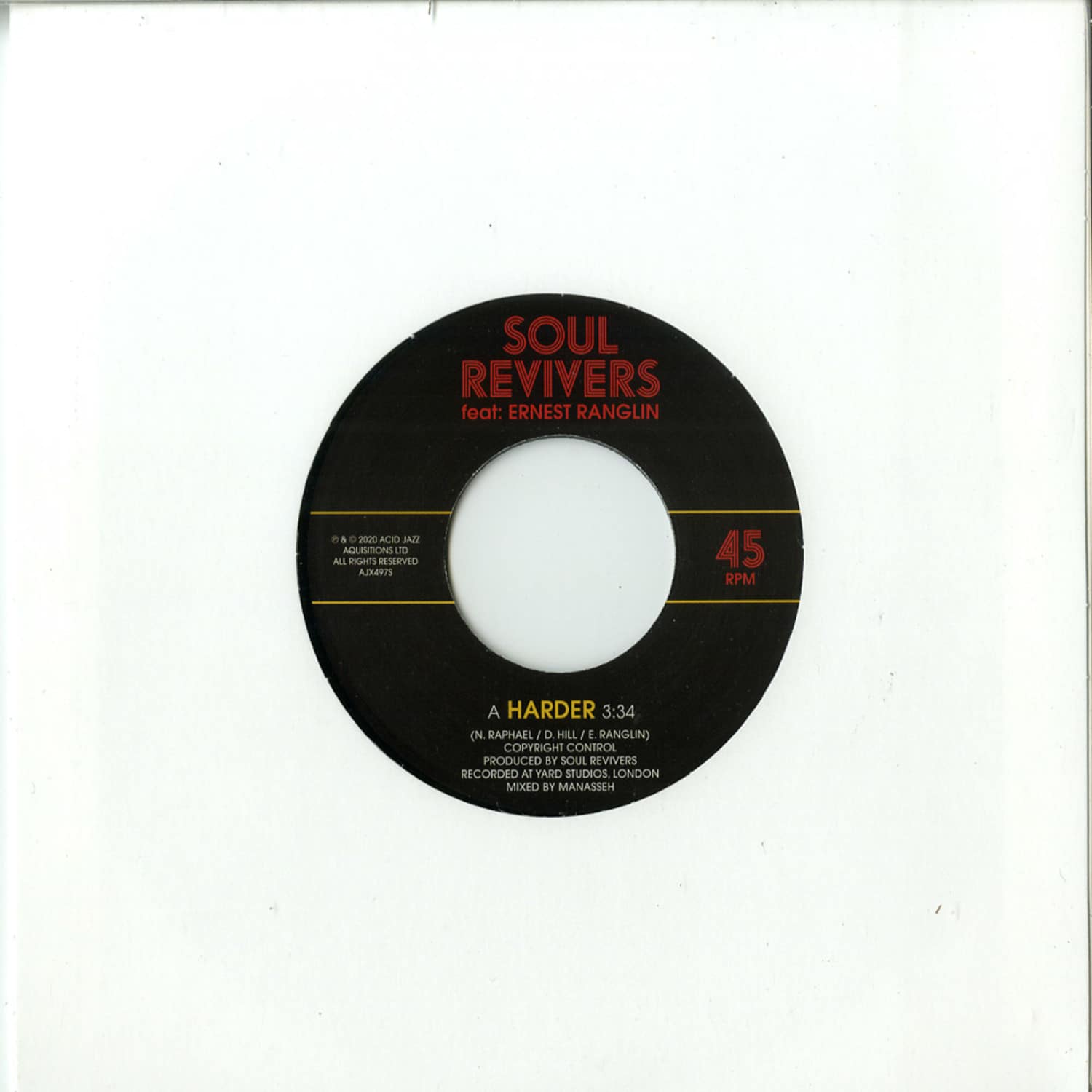 Soul Revivers - HARDER / HARDER DUB 