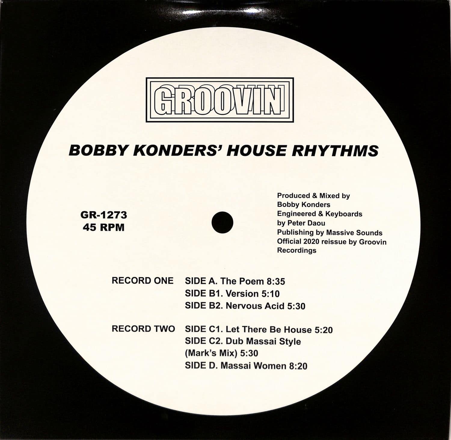 Bobby Konders - HOUSE RHYTHMS 