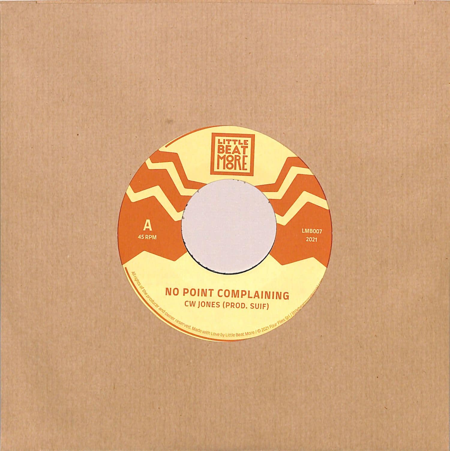CW Jones  - NO POINT COMPLAINING 